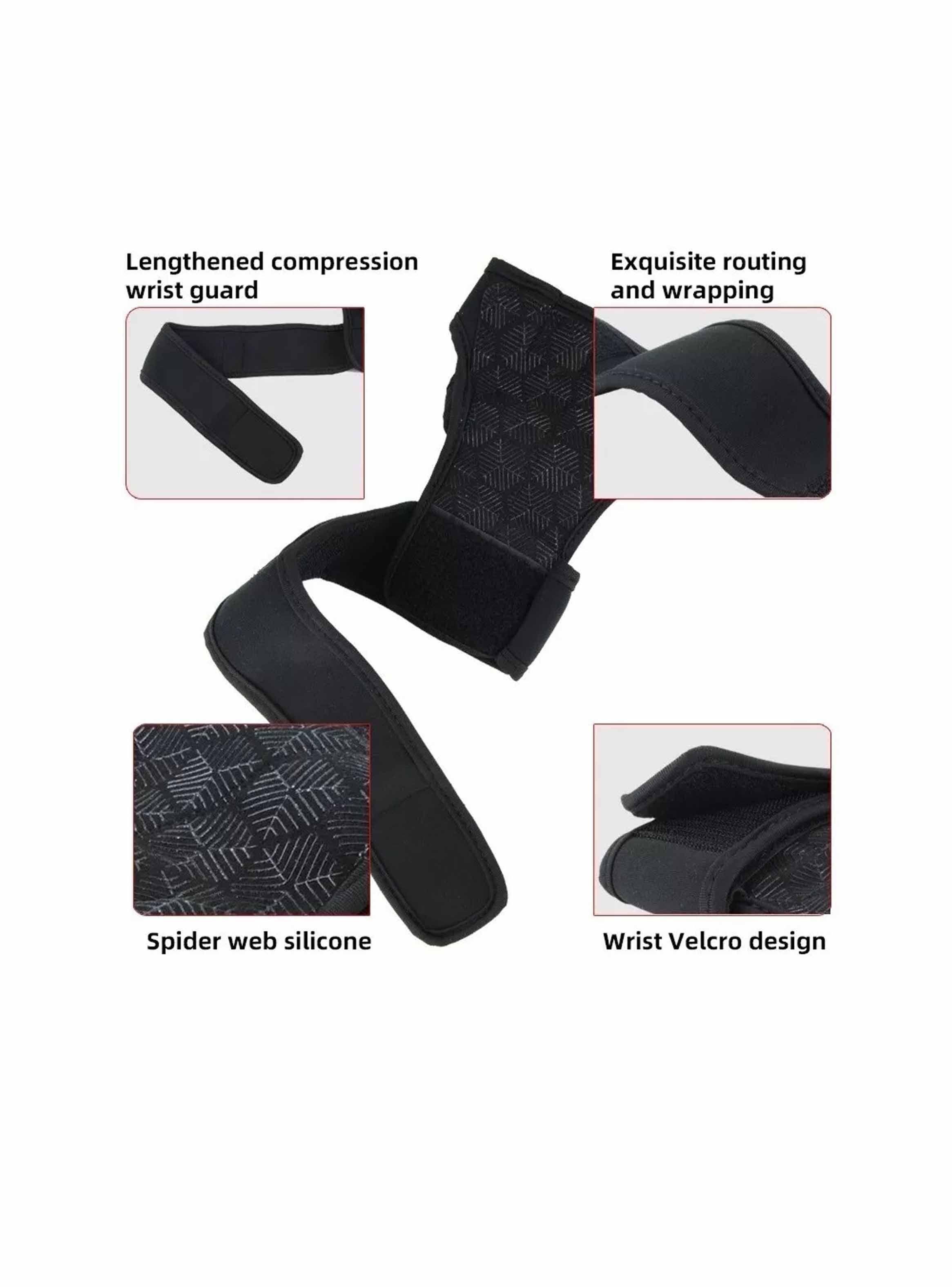 Guantes Calleras Para Pesas, Con Soporte De Muñeca, Gym-6