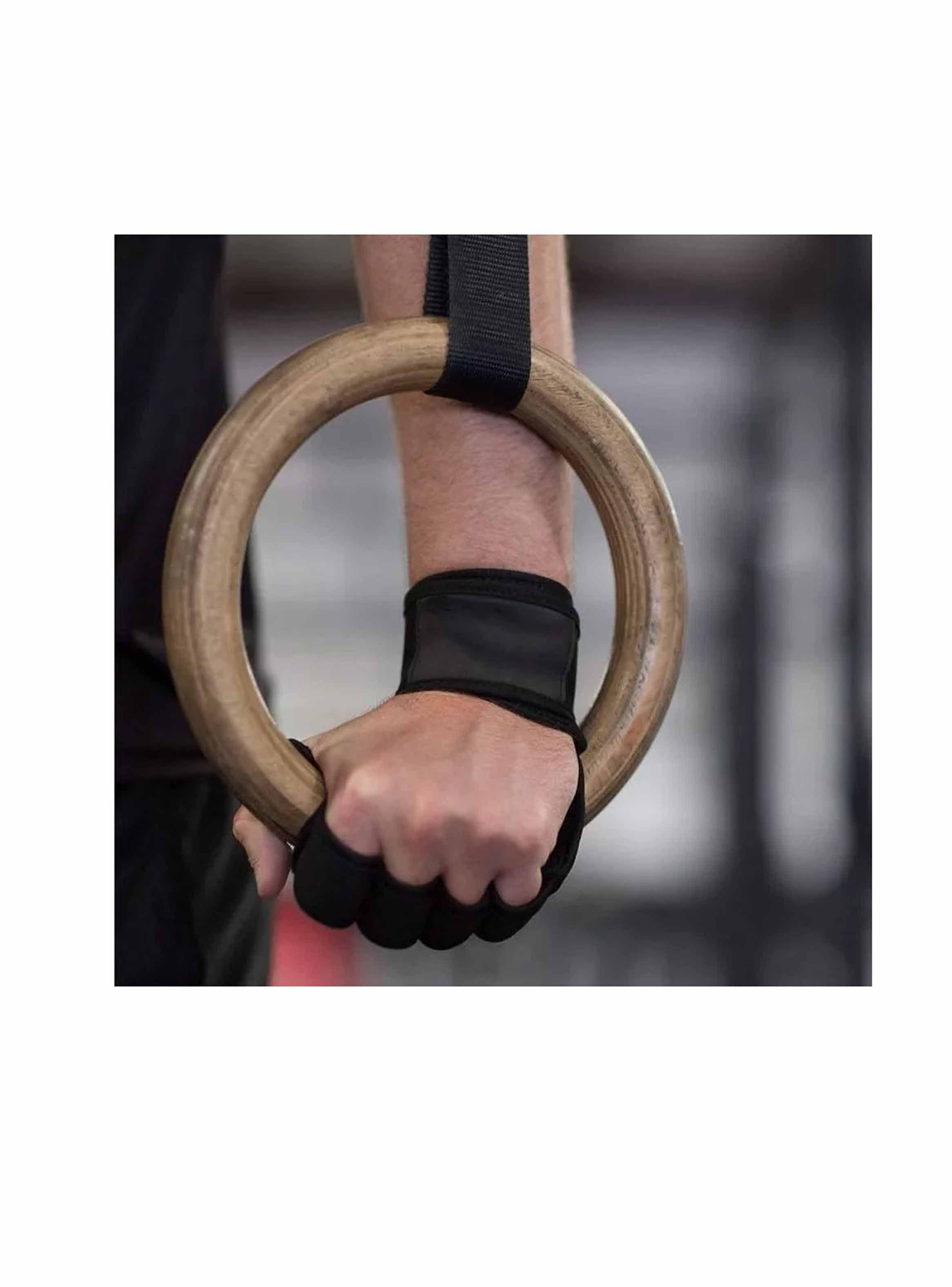 Guantes Calleras Para Pesas, Con Soporte De Muñeca, Gym-4