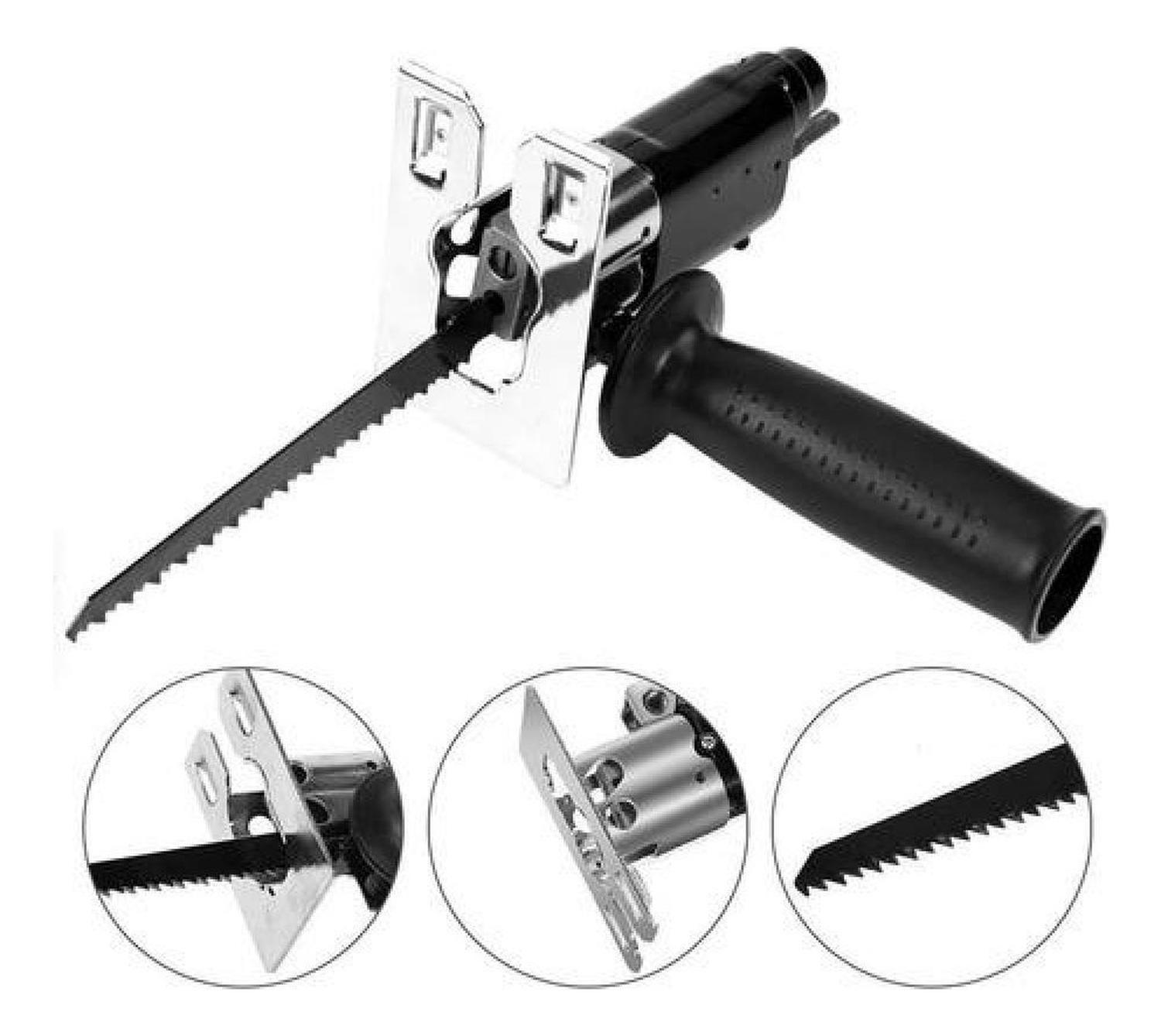 Adaptador Profesional De Sierra Recíproca Para Taladro-0