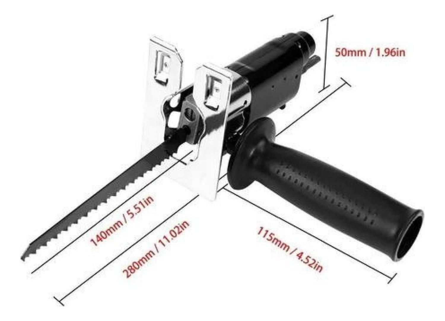 Adaptador Profesional De Sierra Recíproca Para Taladro-3
