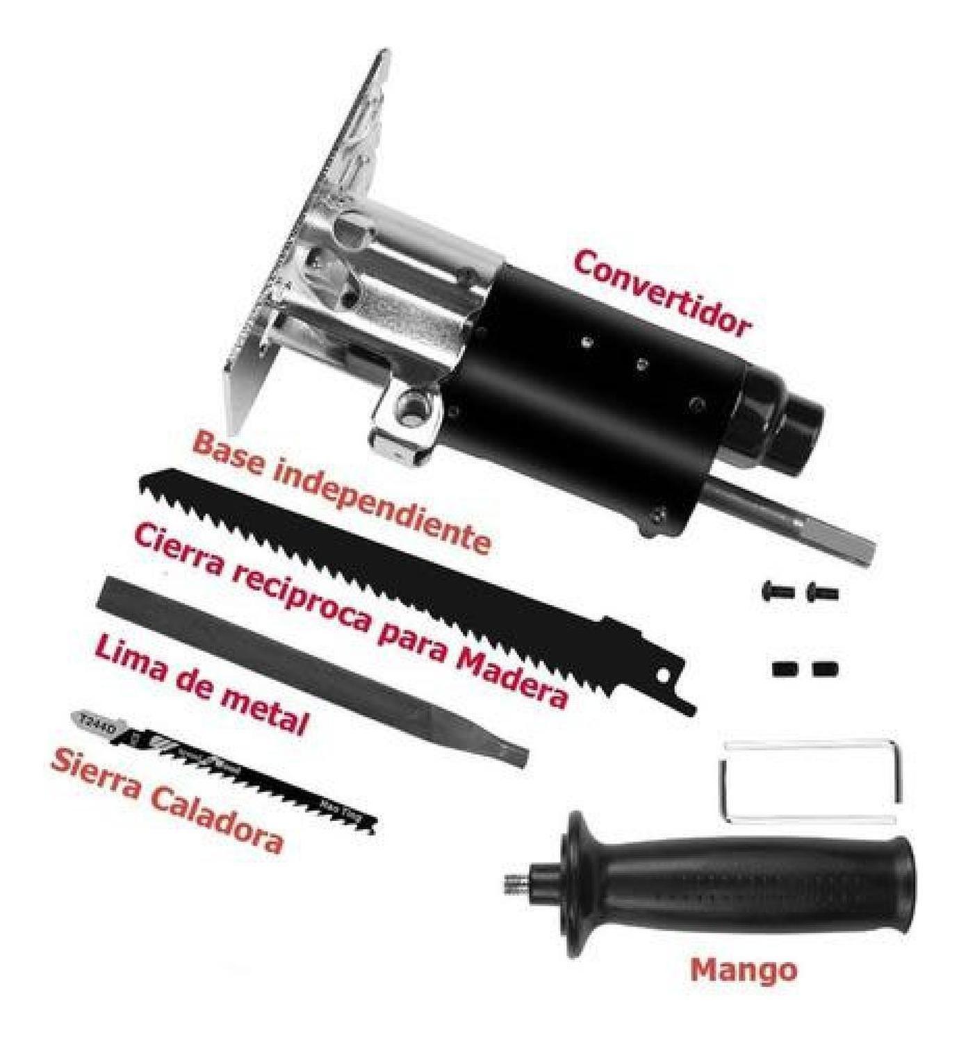 Adaptador Profesional De Sierra Recíproca Para Taladro-4