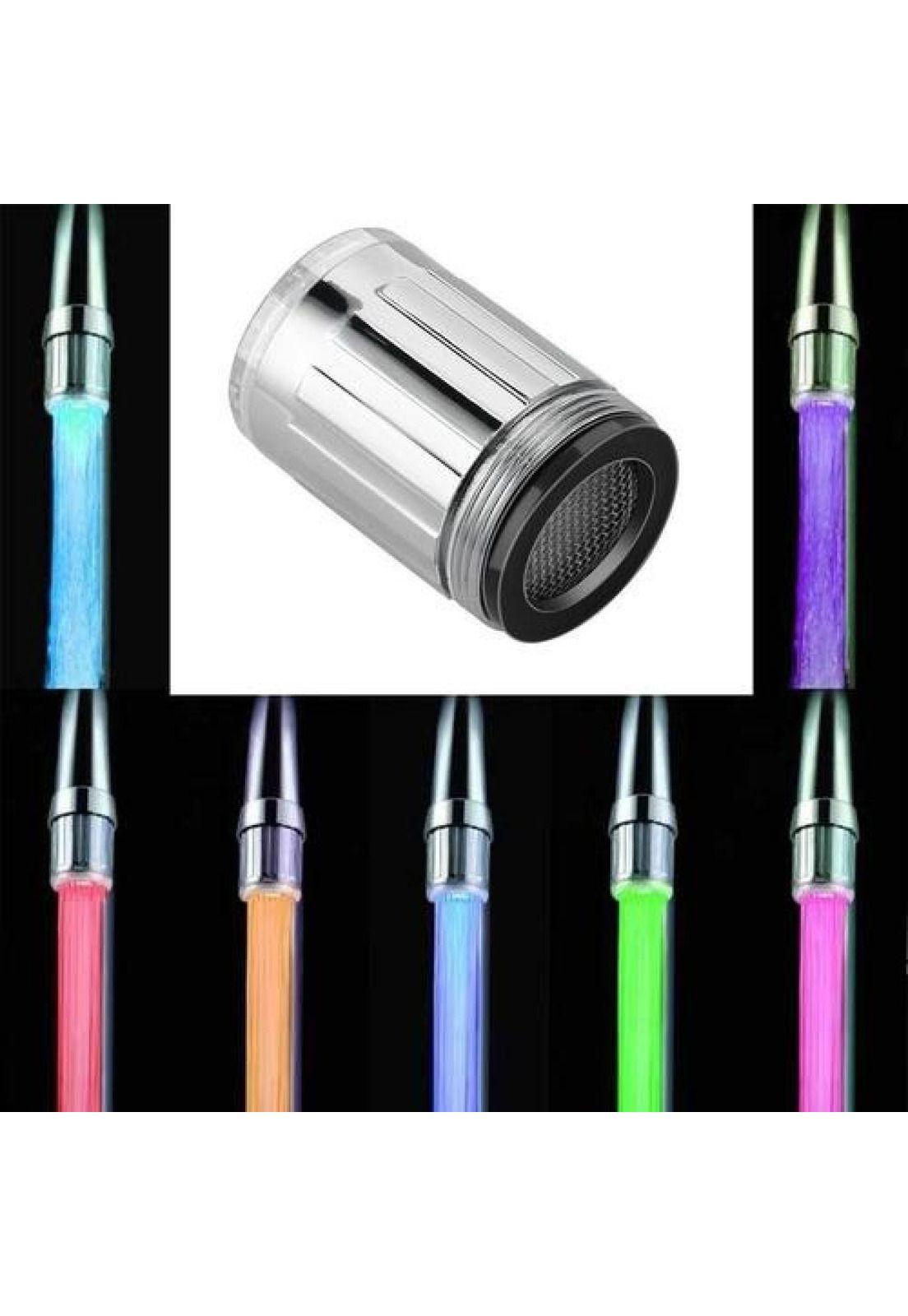 Adaptador De Llave Lavaplatos Luz Led Sensor De Temperatura-4