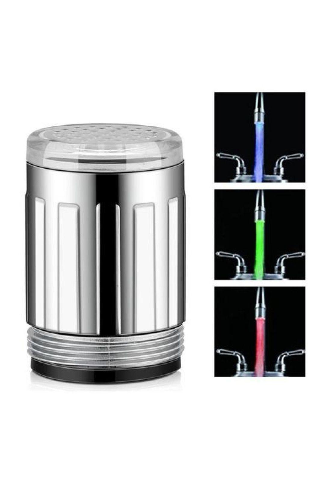 Adaptador De Llave Lavaplatos Luz Led Sensor De Temperatura-5