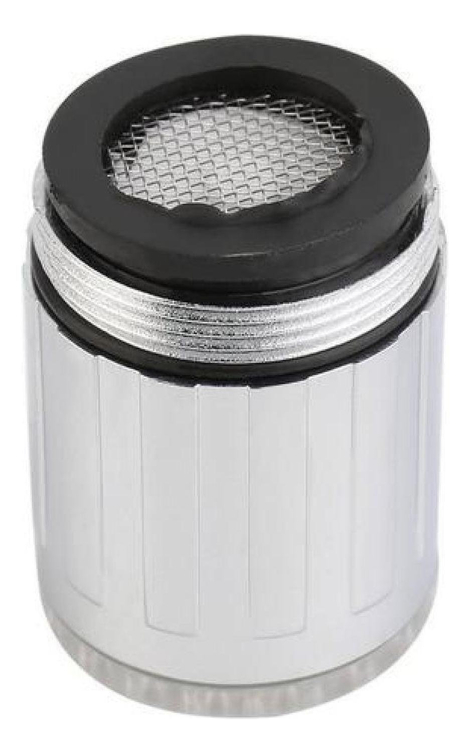 Adaptador De Llave Lavaplatos Luz Led Sensor De Temperatura Blanco-beage Plástico-2