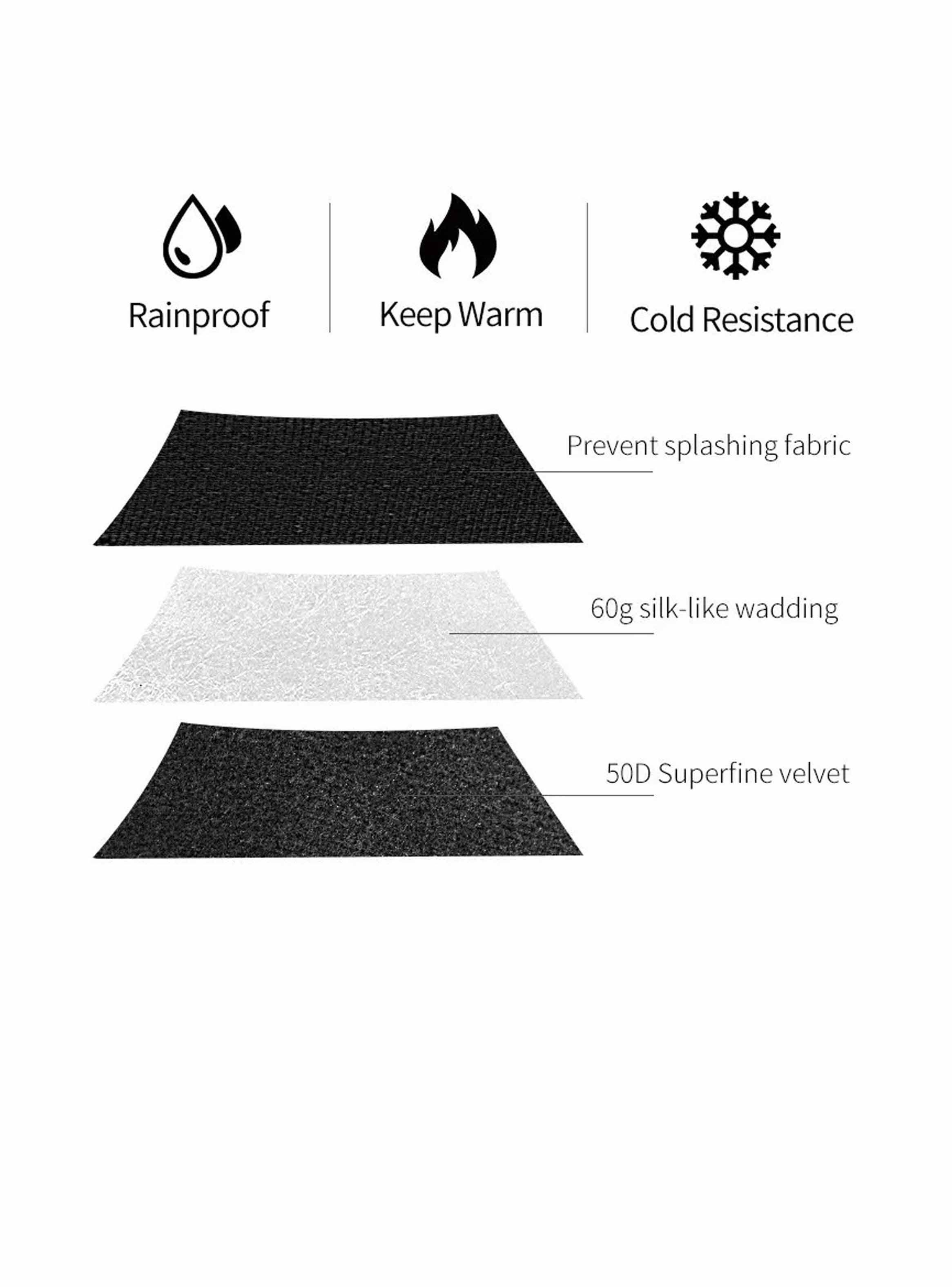 Guantes Rockbros -10º / -20º Nieve Moto Bicicleta Montañismo-2