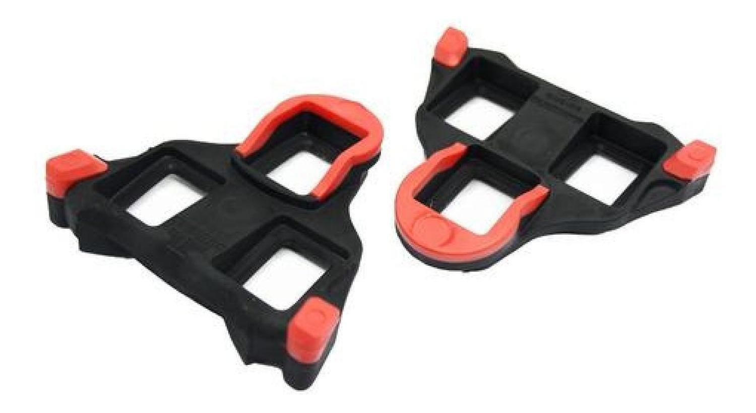 Juego Calas Pedales Shimano Spd-sl Fijo Sm-sh10 Dura-ace Rojo-2