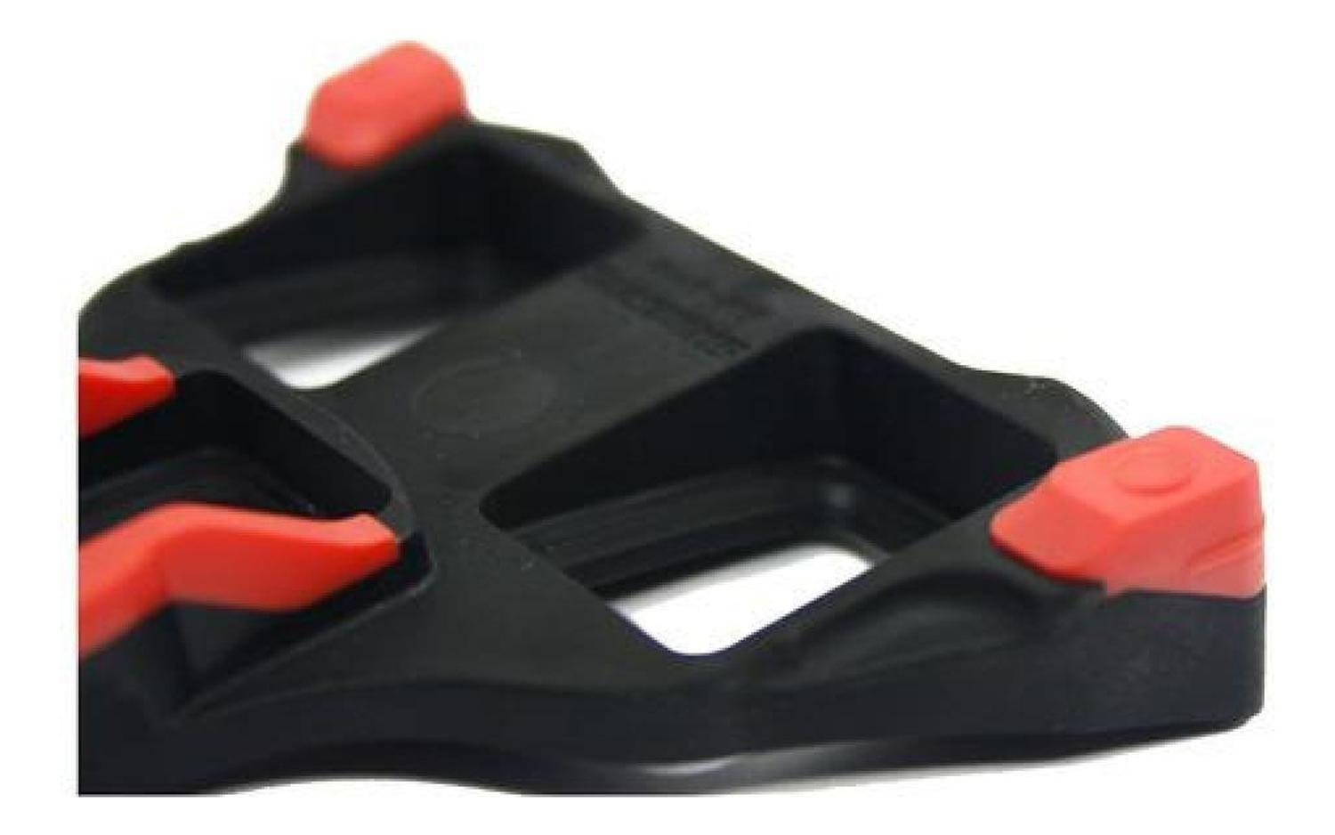 Juego Calas Pedales Shimano Spd-sl Fijo Sm-sh10 Dura-ace Rojo-4