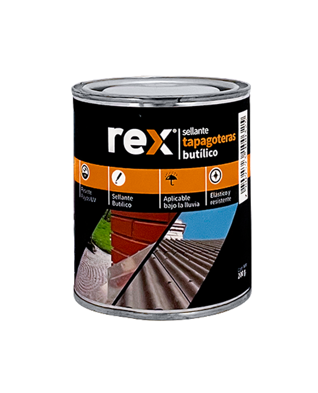 Pack 6 Sellante Tapagoteras Butilico Rex 200g Techumbres-1