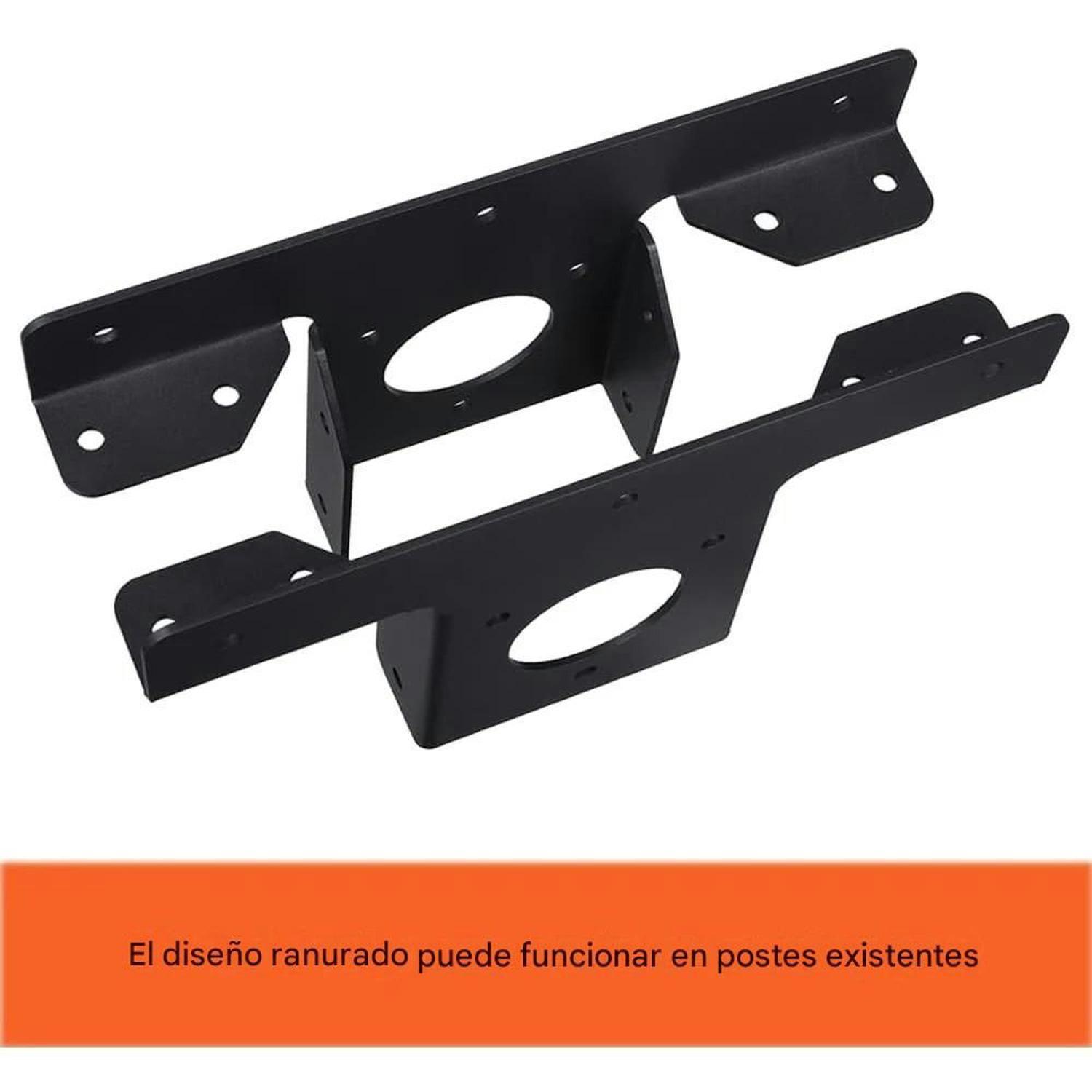 Soporte Estructural En T Fijación Madera Ajustable-5