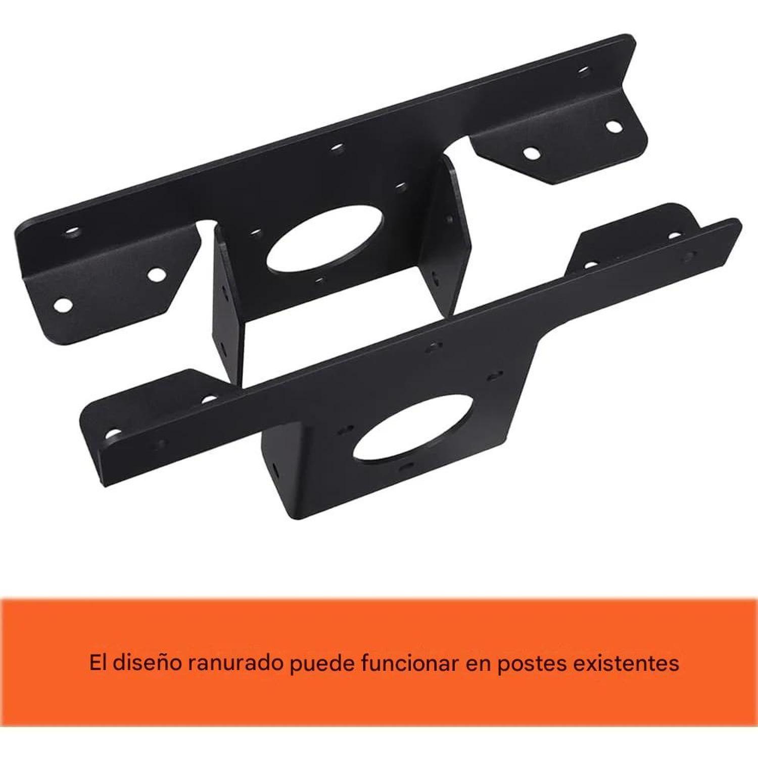 Soporte Estructural En T Fijación Madera Ajustable-8