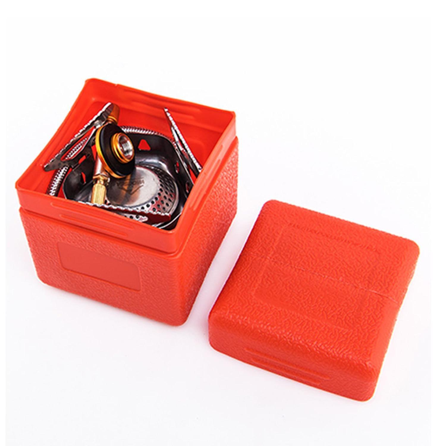 Cocinilla Camping a Gas Plegable Compacto Quemador Chispero-7