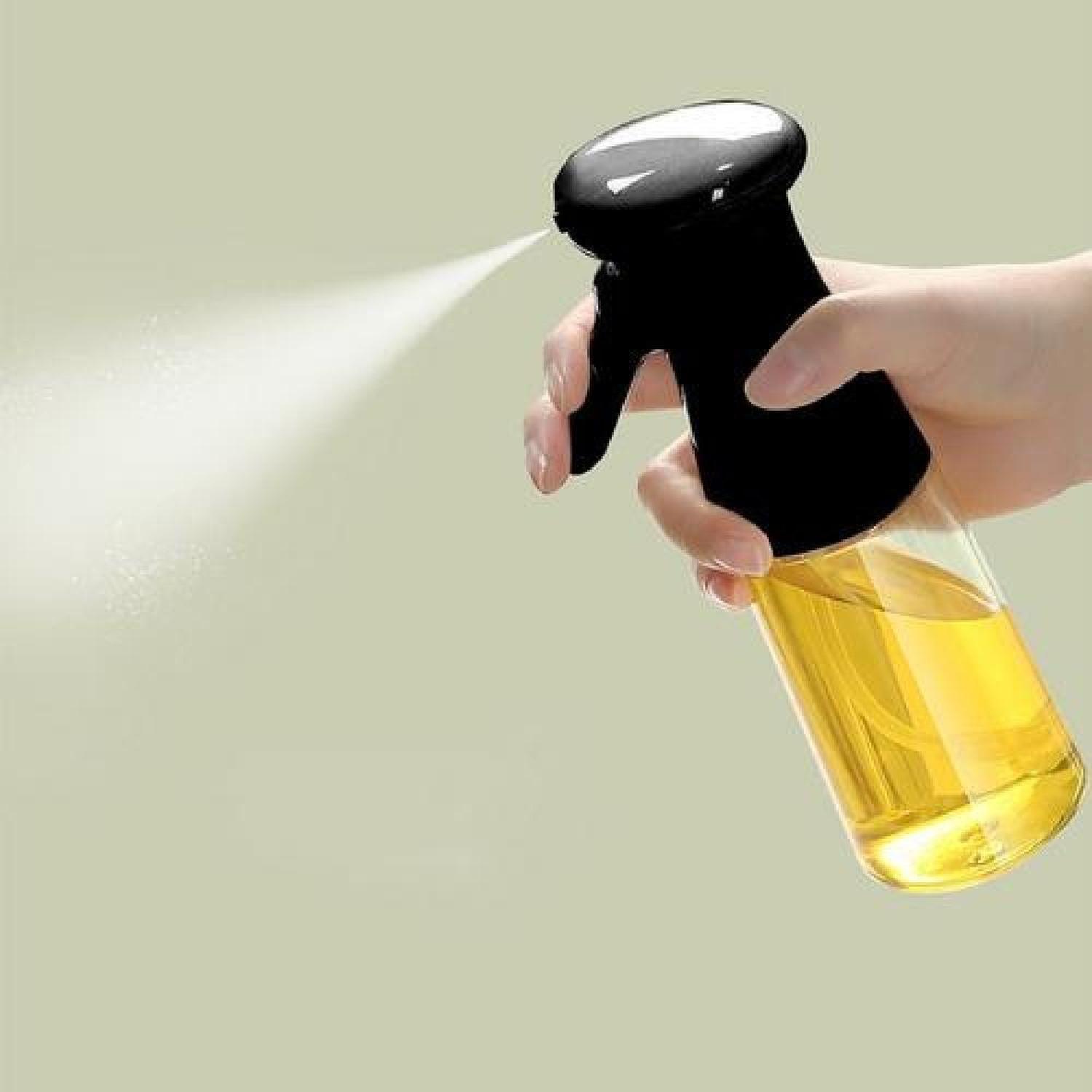 Pulverizador De Vidrio Aceite Cocina Dispensador 200ml Spray Negro-4