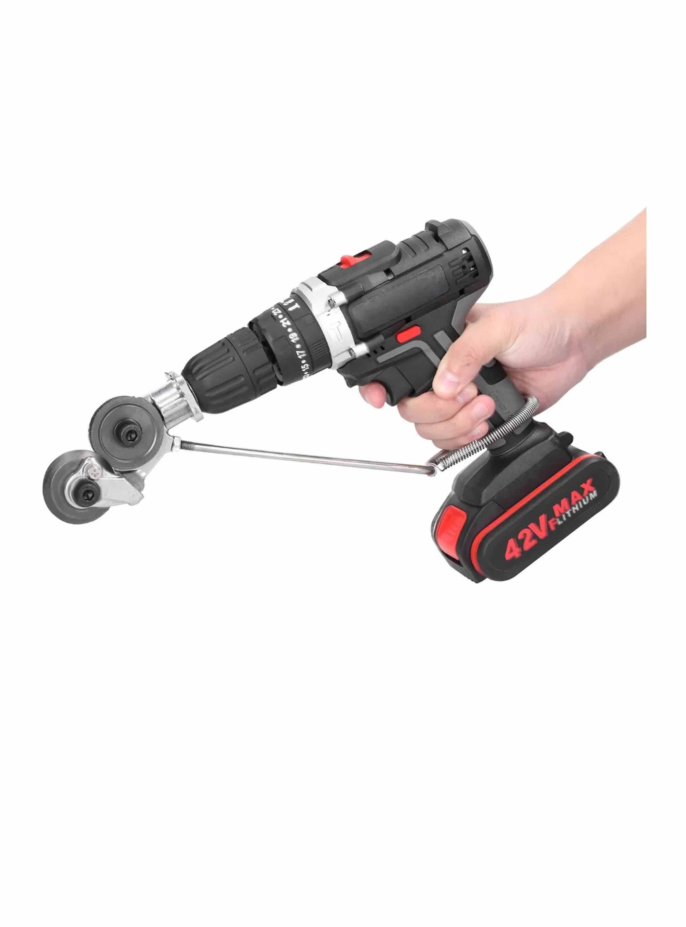 Adaptador Corta Latas De Taladro Eléctrico, Cortachapa-5