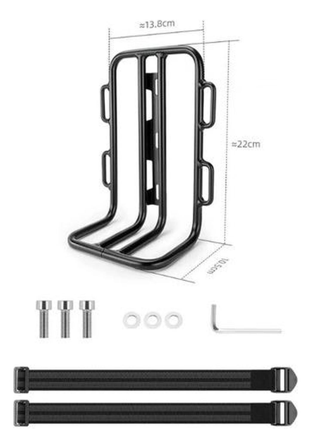 Pack 2 Portaequipaje Frontal Horquilla Bicicleta Rockbros Negro-8