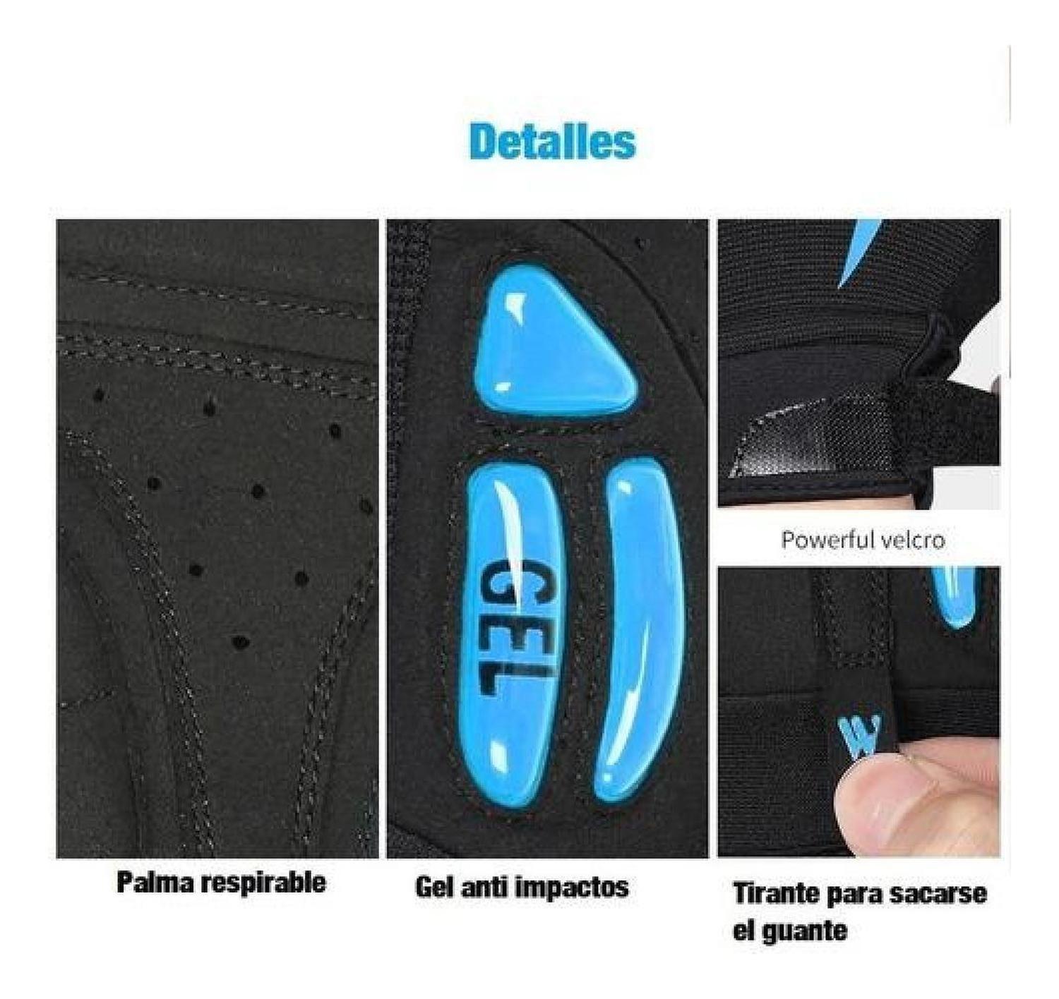 Guantes West Biking Con Gel, Ruta Y Mtb Dedo Largo Bicicleta-5
