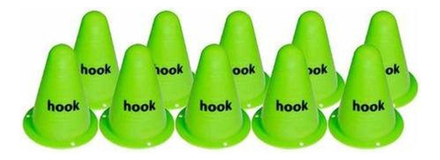 10 Conos Entrenamiento Agilidad Slalom Patinaje-5