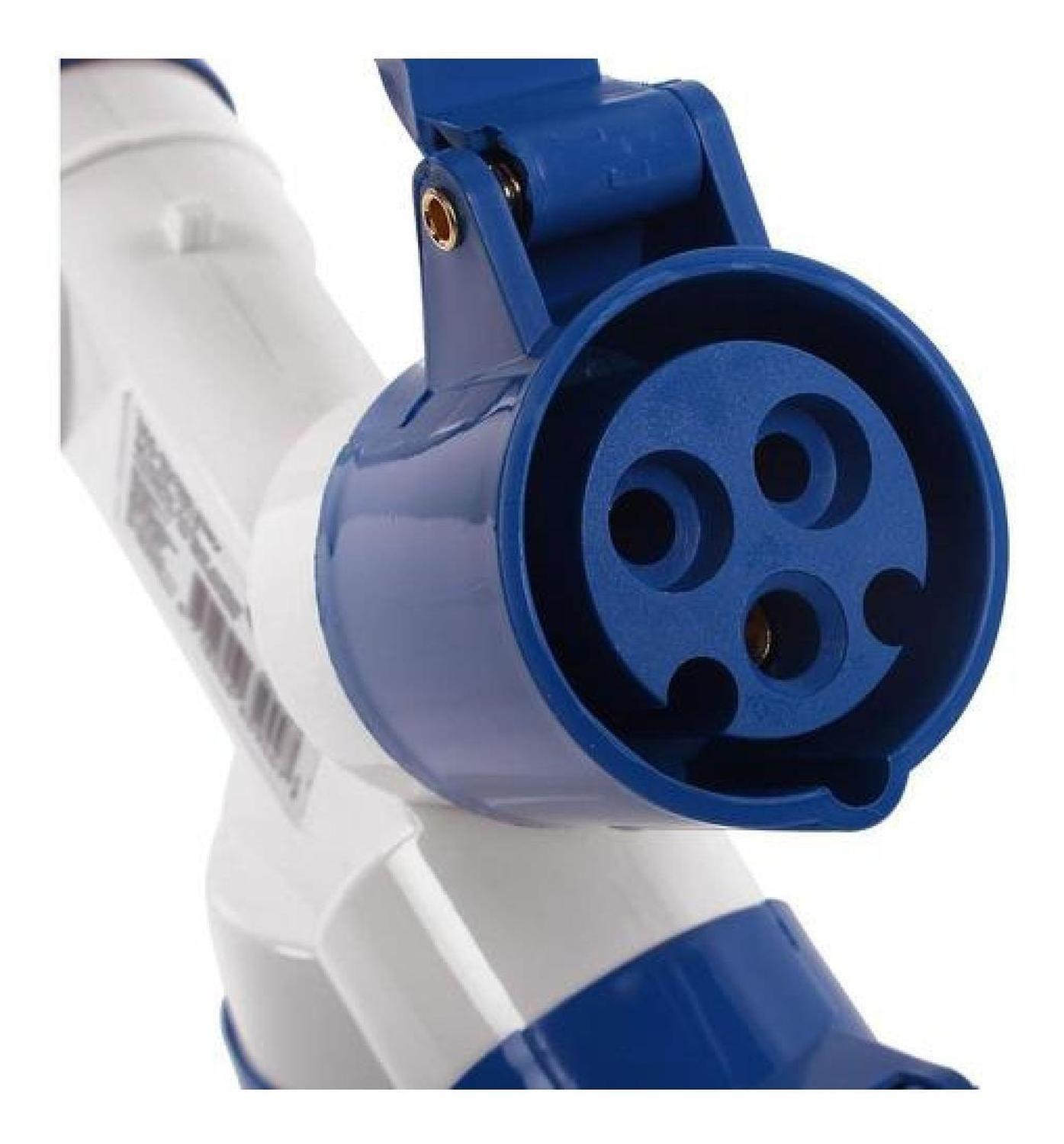 Toma Hembra Enchufe Industrial Derivación Dual 220v 2p+t 1 Macho 2 Hembra-5