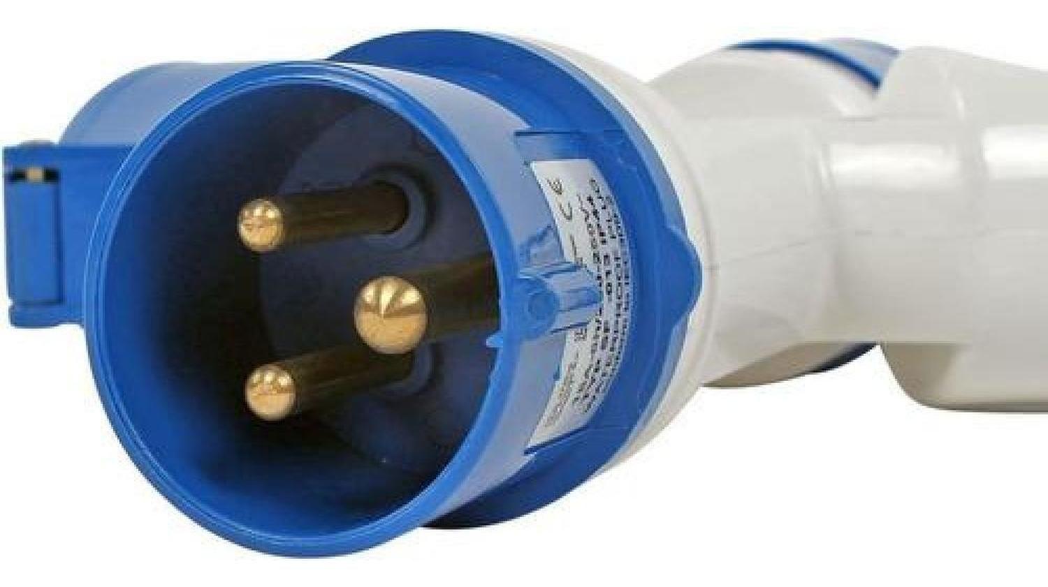 Toma Hembra Enchufe Industrial Derivación Dual 220v 2p+t 1 Macho 2 Hembra-6