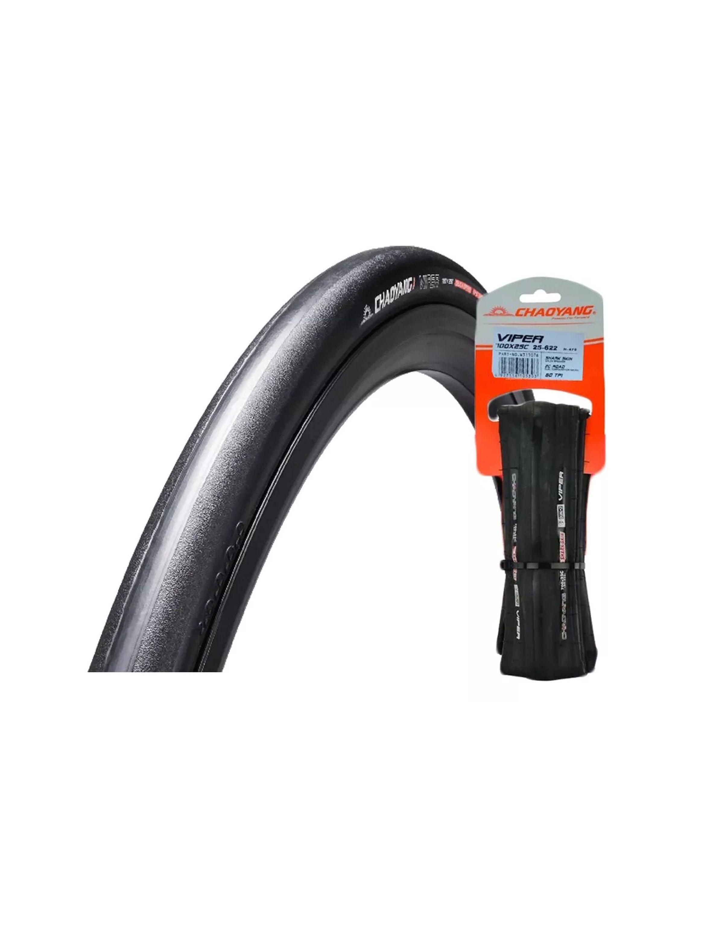 Neumático Chaoyang Viper 700x25c 25-622 2c 60tpi Ruta Kevlar-0