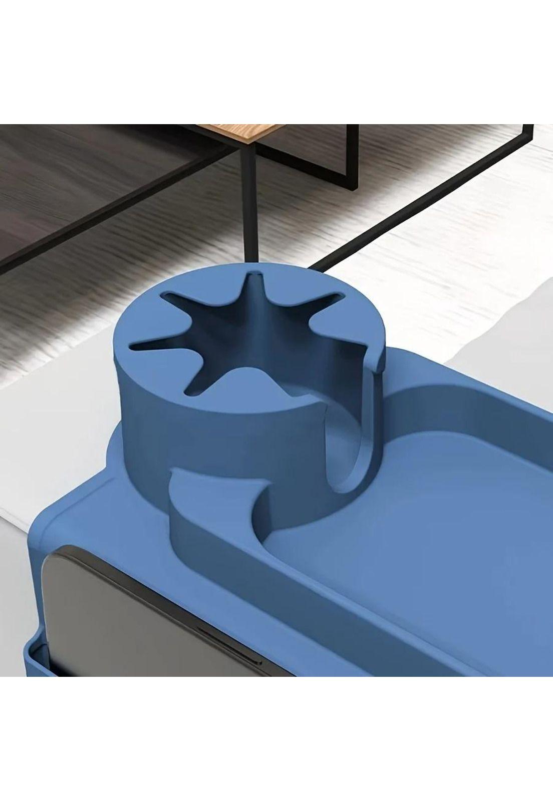 Organizador reposabrazos sofá silicona portavasos lateral-4