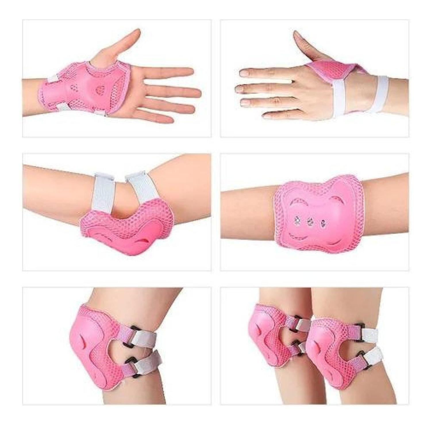 Set Protecciones Niños 3 - 8 Años Rodillera Codera Muñquera-2