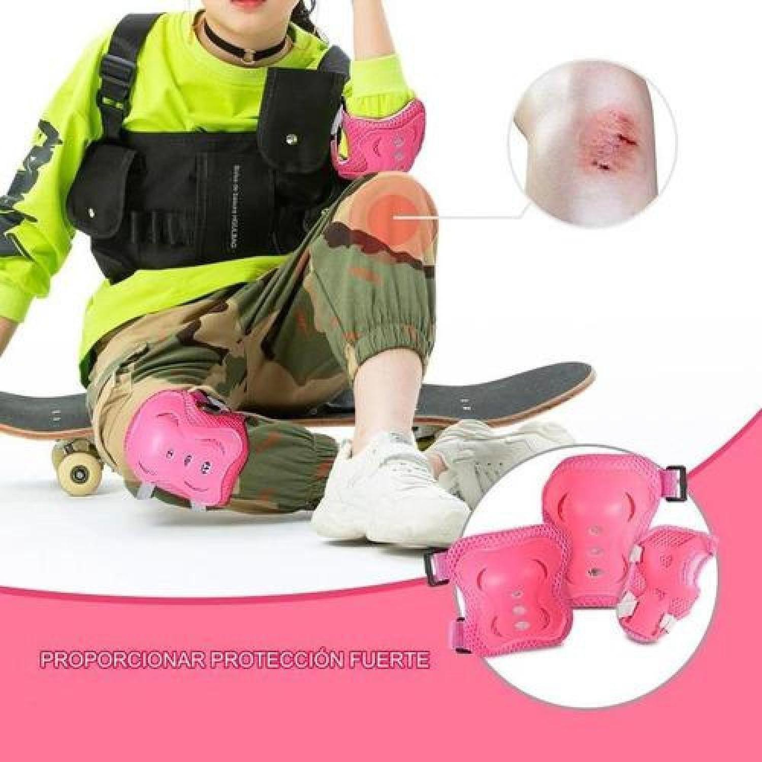 Set Protecciones Niños 3 - 8 Años Rodillera Codera Muñquera-4