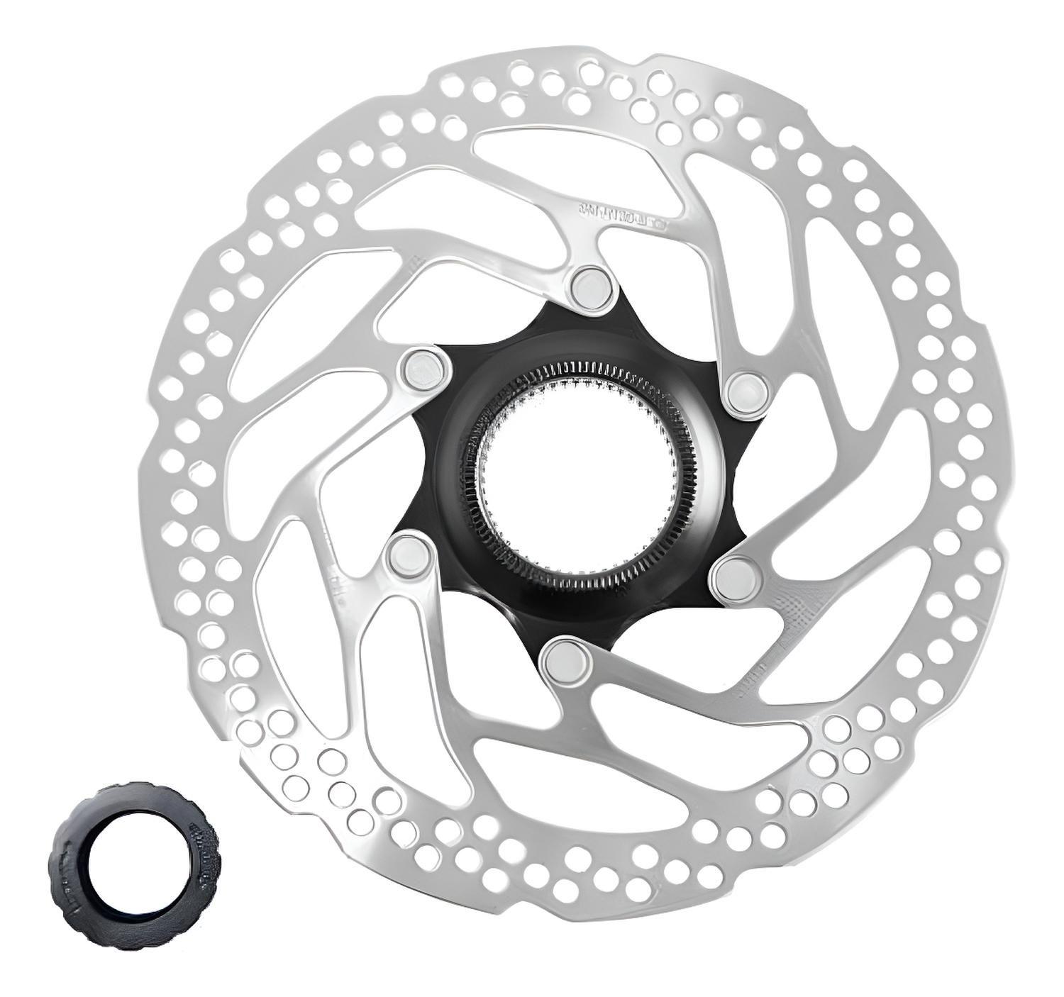 Rotor Freno Disco Shimano Sm-rt30 180mm Center Lock Mtb - Plateado-0