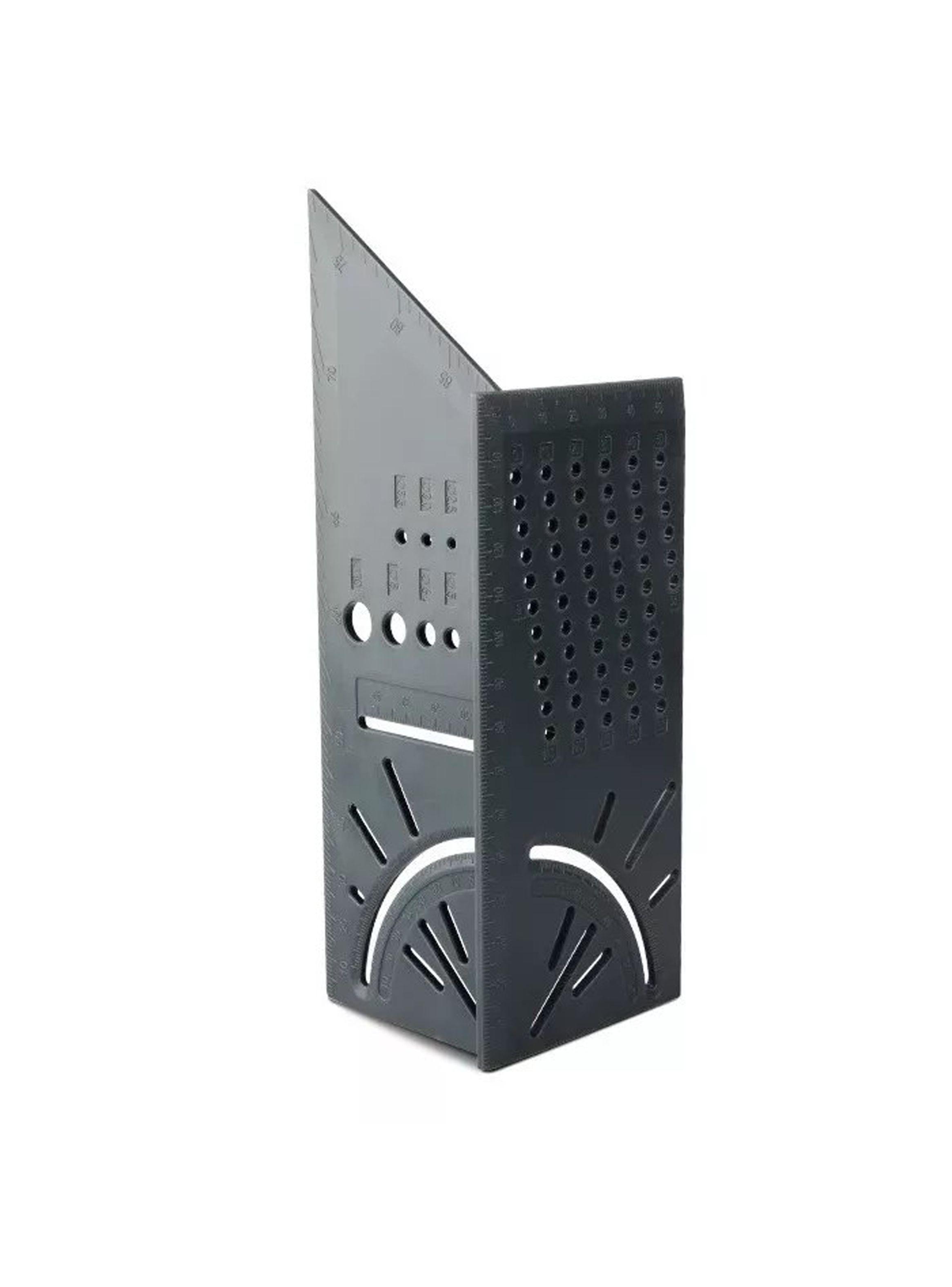 Regla Escuadra Carpintero 3d, Transportador Herramienta.-0