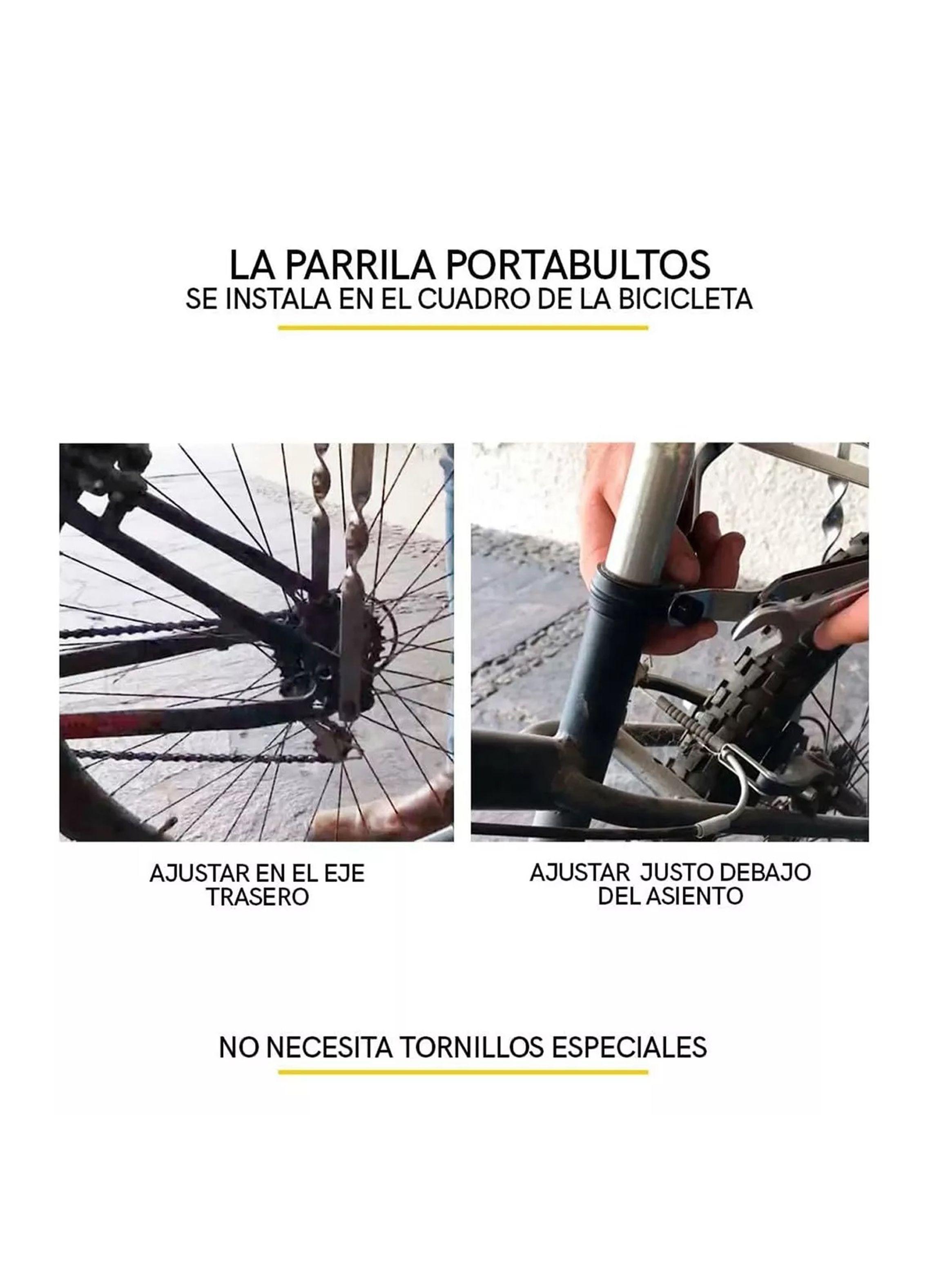 Parrilla Trasera Bicicleta Mtb 26 Transporte Alforja-2
