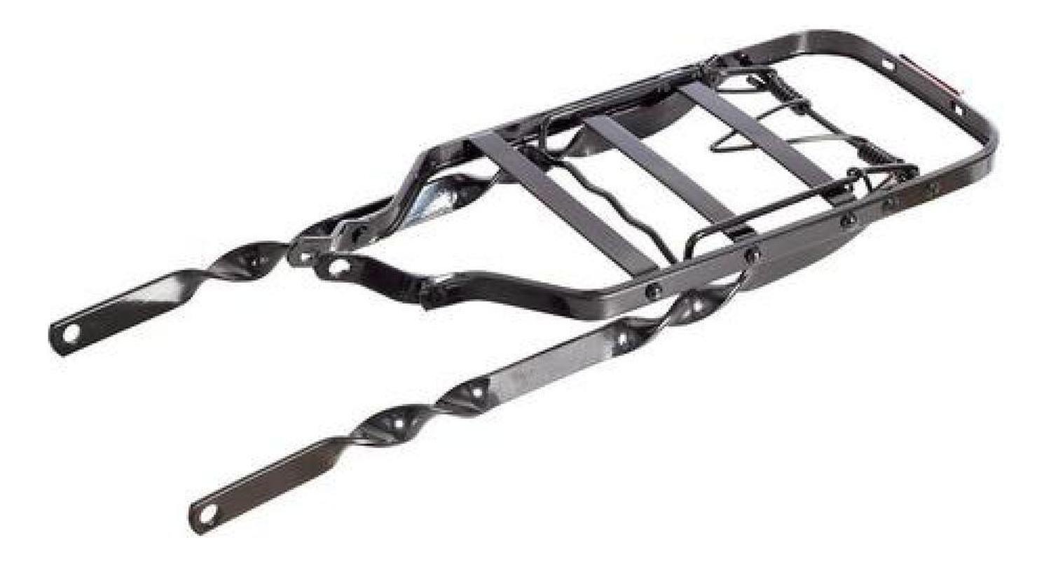 Parrilla Trasera Bicicleta Mtb 26 Transporte Alforja Negro-2