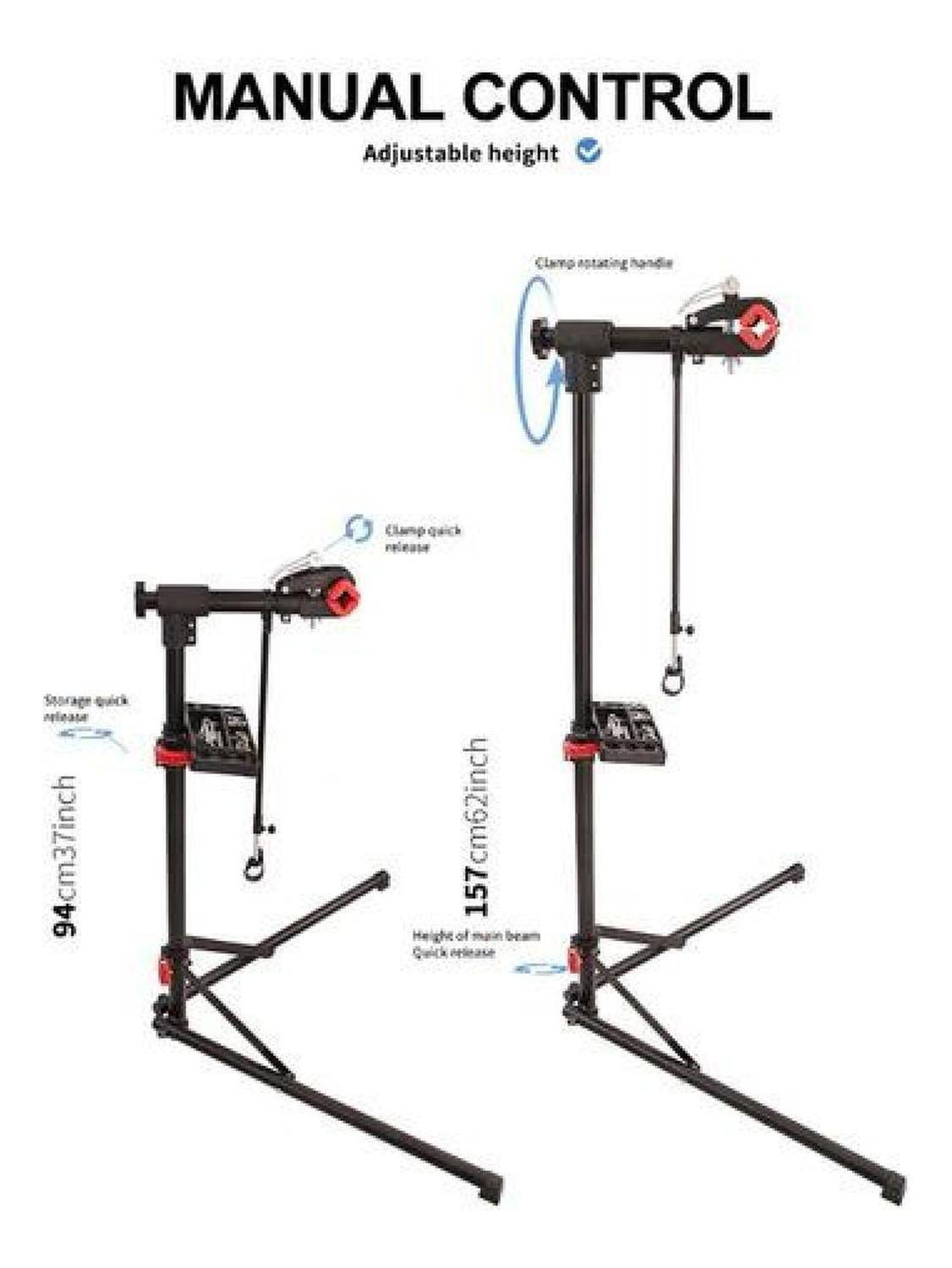 Pedestal Atril Para Mantención Bicicletas. Sujetador Soporte-4