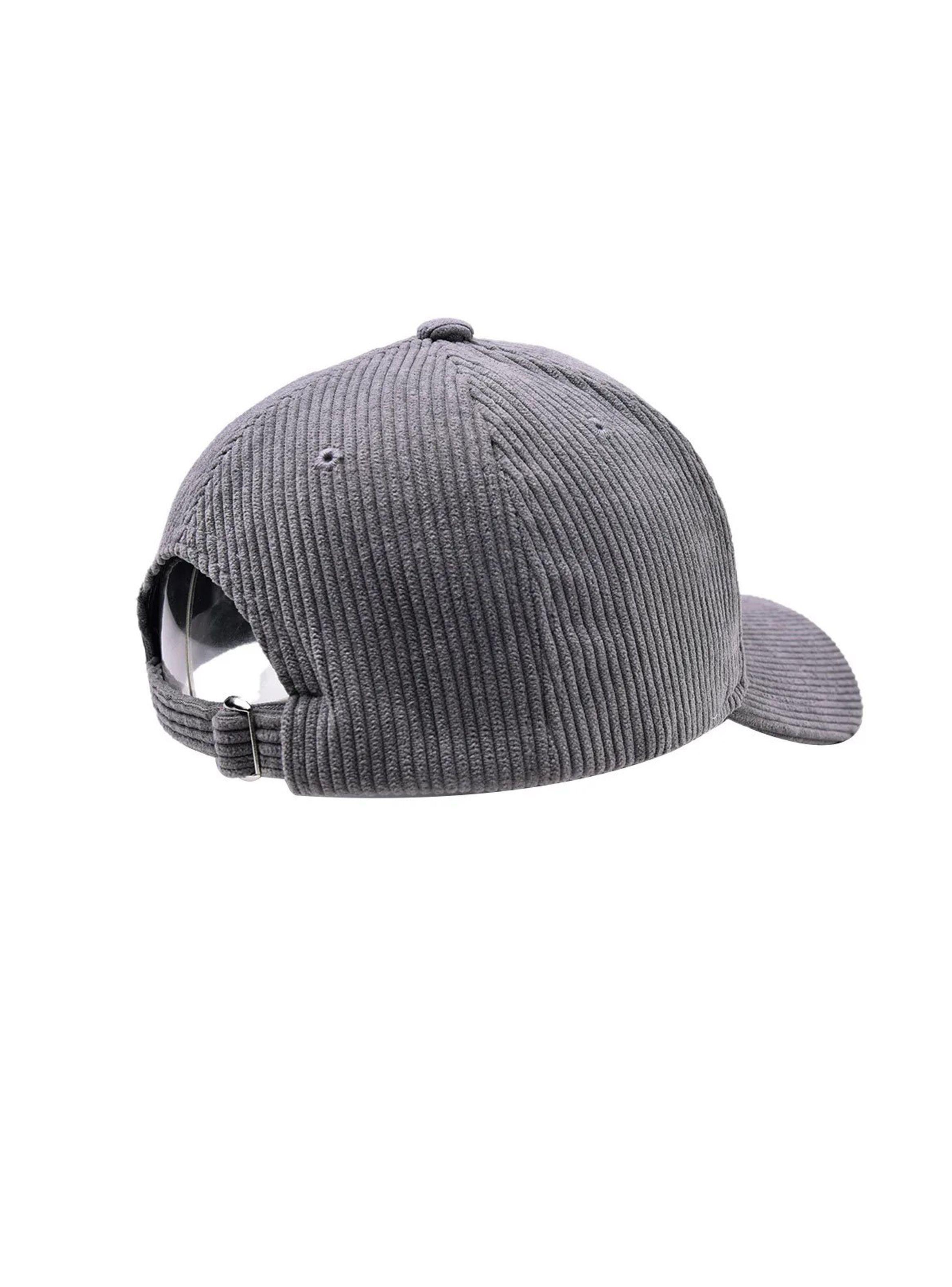 Gorra 100% Algodón Cotelé Jockey Unisex Clásico Casual-3