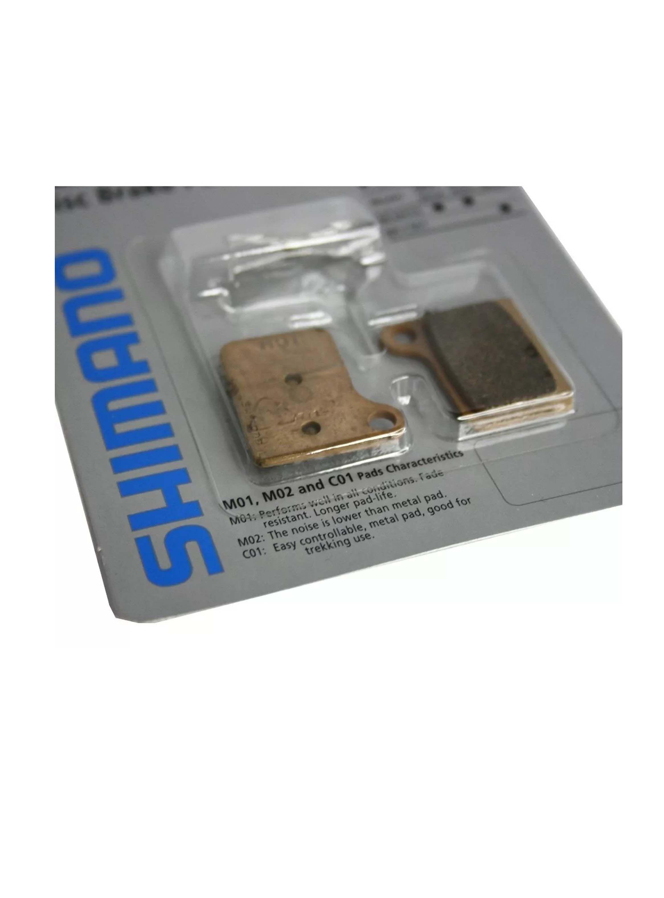 Pastillas De Freno Shimano M01 Para Br-m555 Deore Metálica-3
