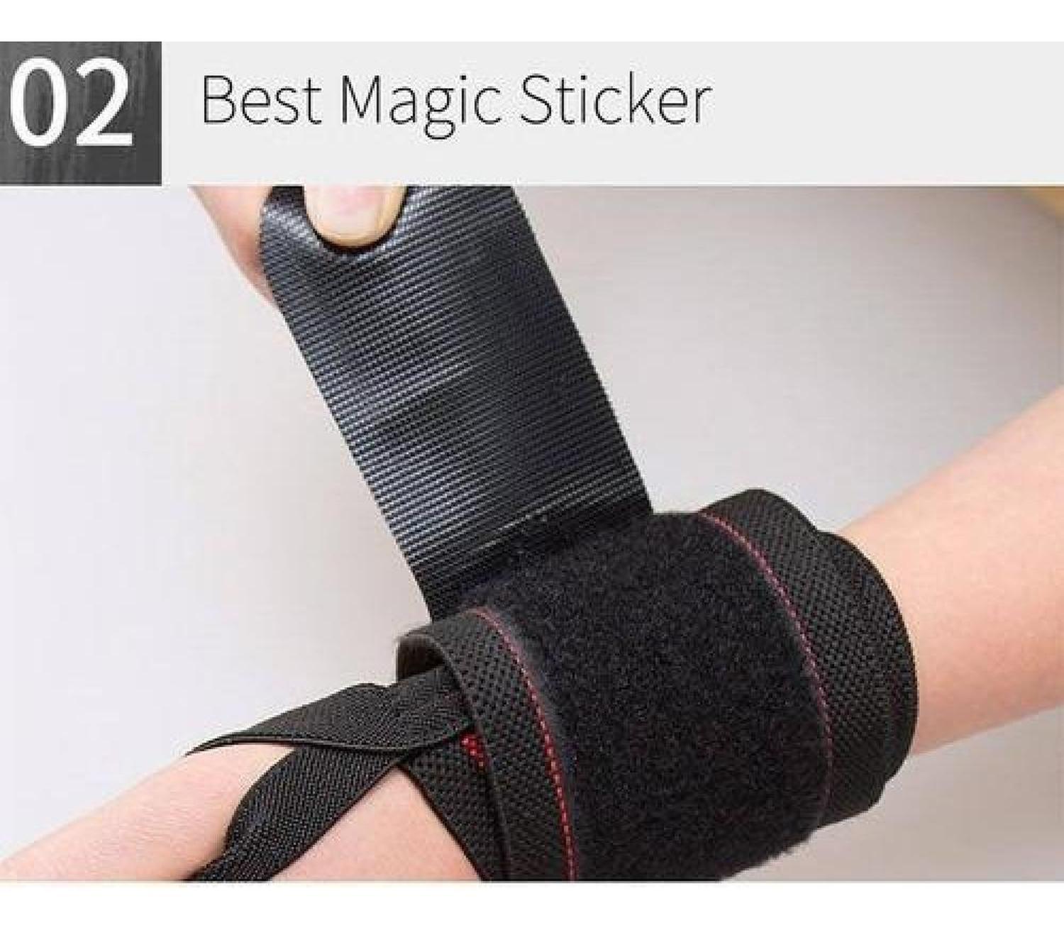 Muñequera, Straps Para Levantamiento De Pesas, Gym, Fitness Gris Talla Única-4