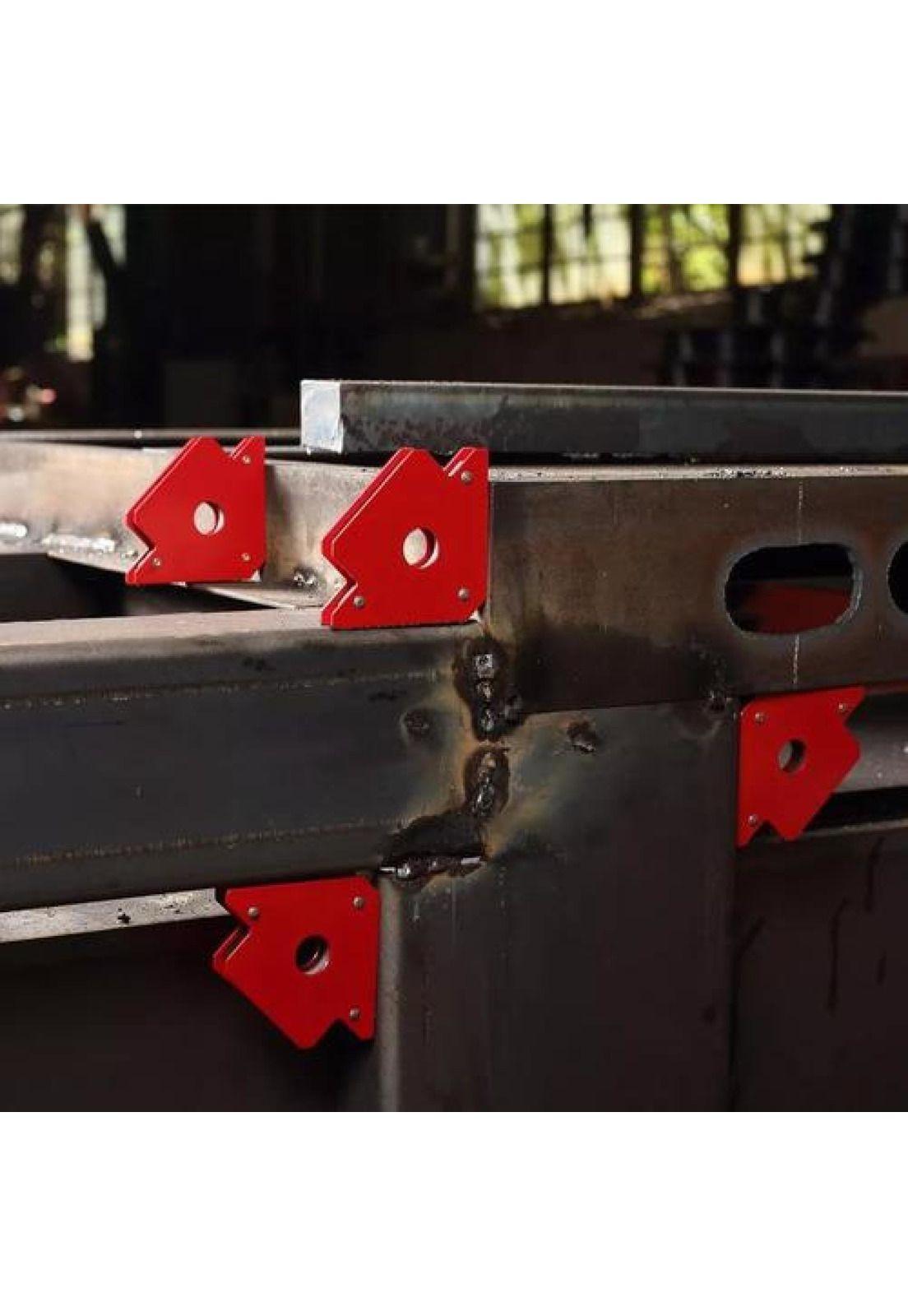 Set 2 Escuadras Magnéticas Soldar Ángulos 45° 90° 135° 28lbs-7