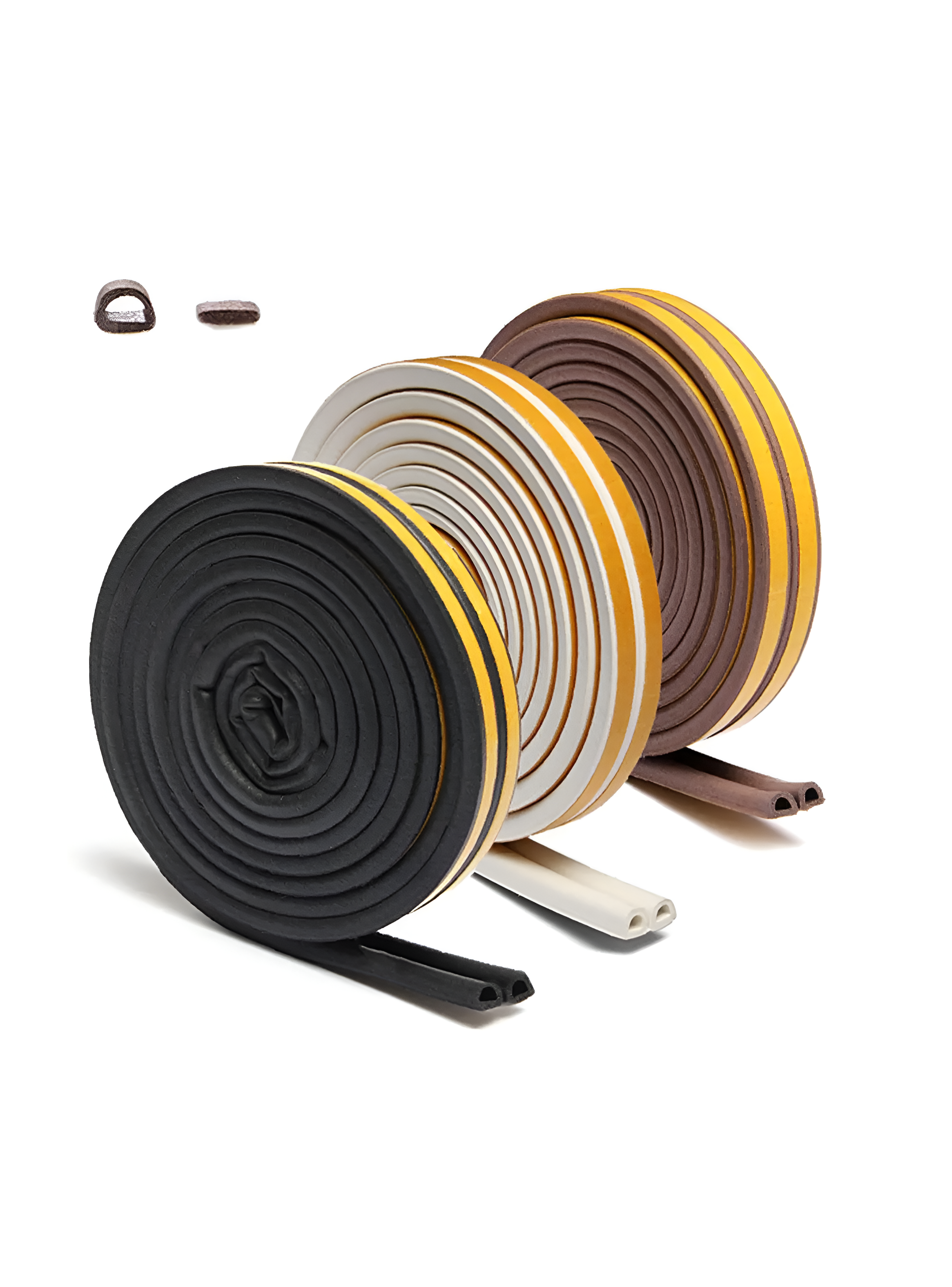 Burlete Cinta 10Mts Aislante Térmico Adhesivo Puerta Ventana Tipo I-4