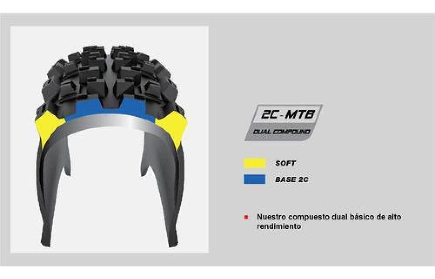 Pack 2 Neumático Chaoyang Rock Wolf 26x2.35 TR MTB Enduro-5