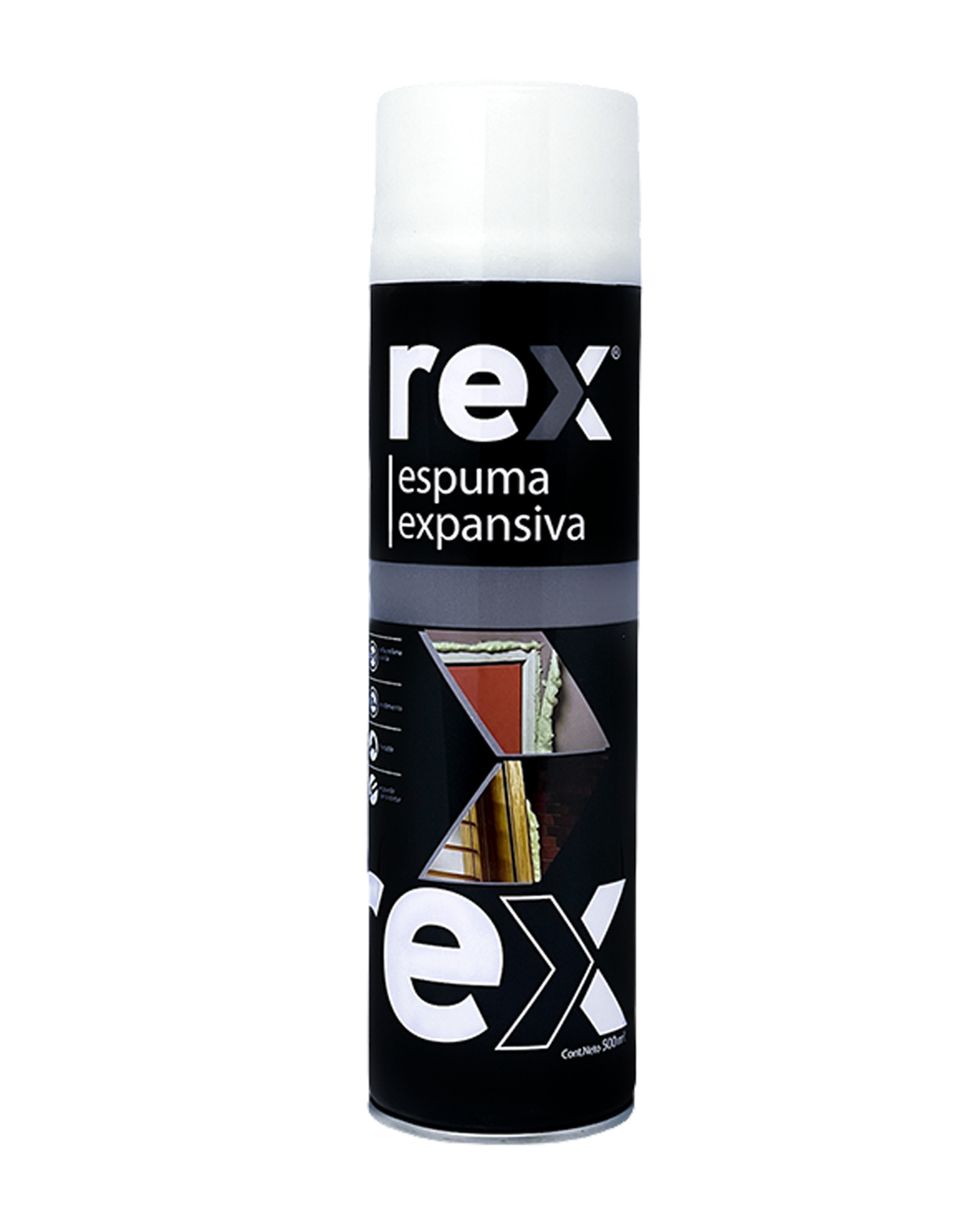 Rex Espuma Expansiva Poliuretano 500ml Sella Aísla Rellena-0