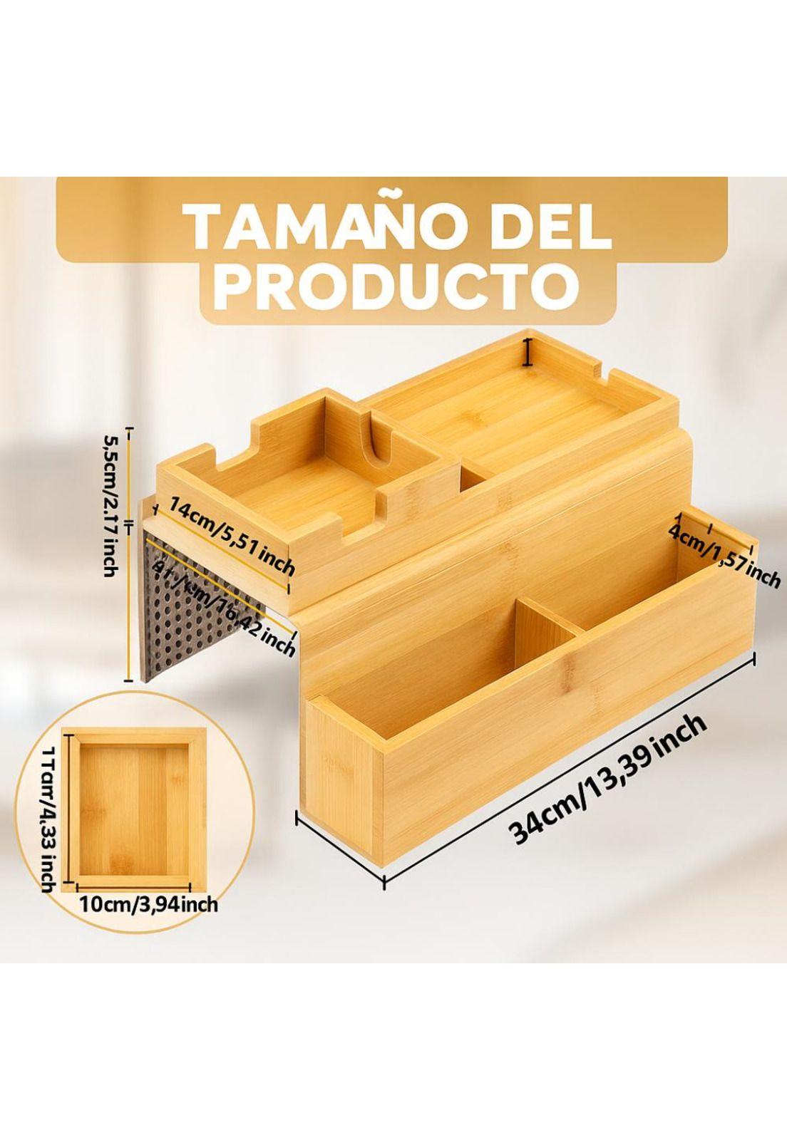 Base reposabrazos sofá bambú portavasos plegable lateral-2