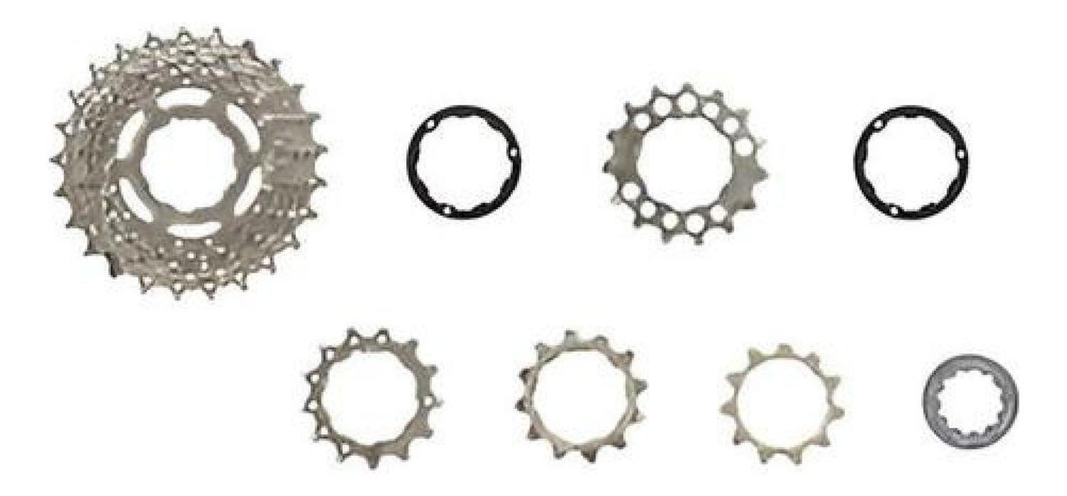 Piñon Cassette Shimano Hyperglide Alivio 9v Cs-hg400 11-34 - Negro - 11 - 34-3