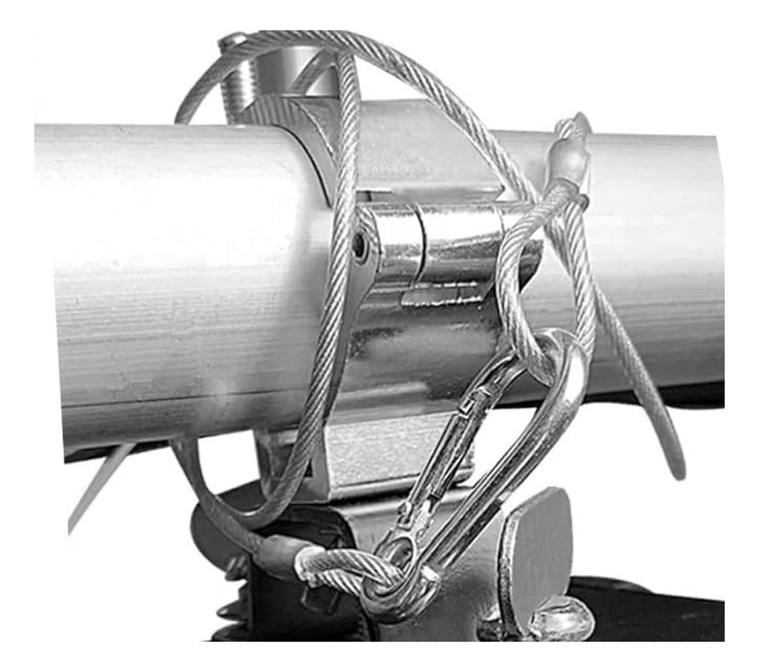 2 Cables Acero Recubierto 60kg Multifunción 1 Metro X 5mm-2