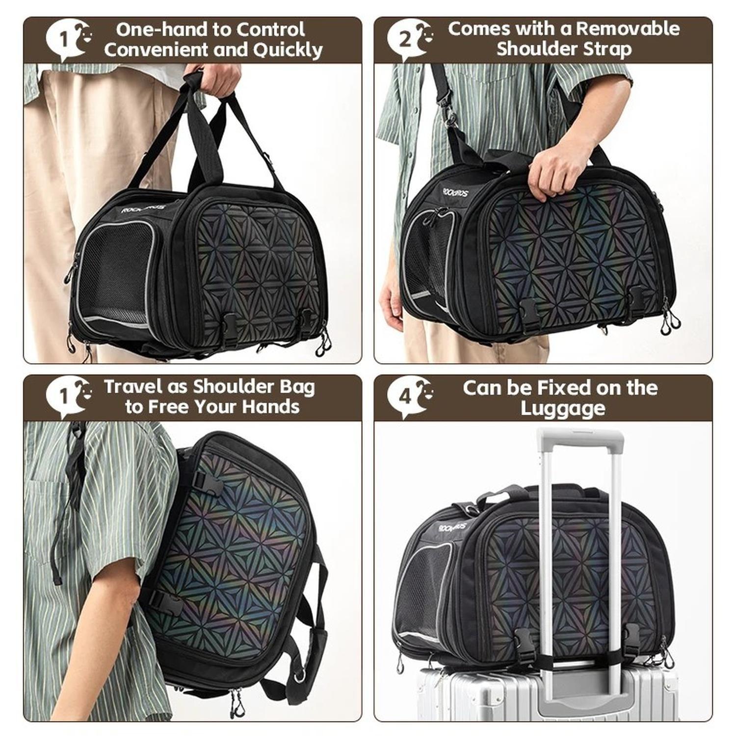 Bolso Transportador De Mascotas Rockbros Para Bicicleta-6