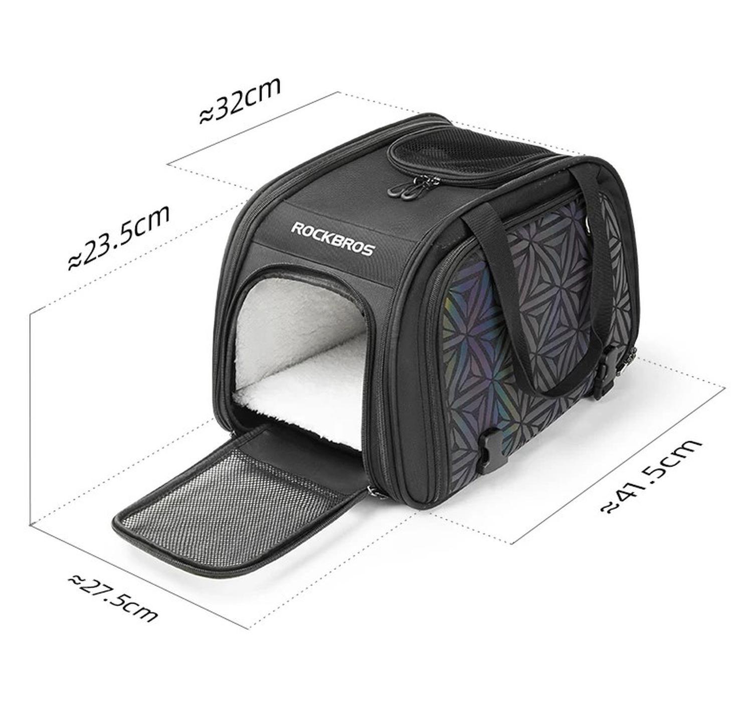 Bolso Transportador De Mascotas Rockbros Para Bicicleta-8