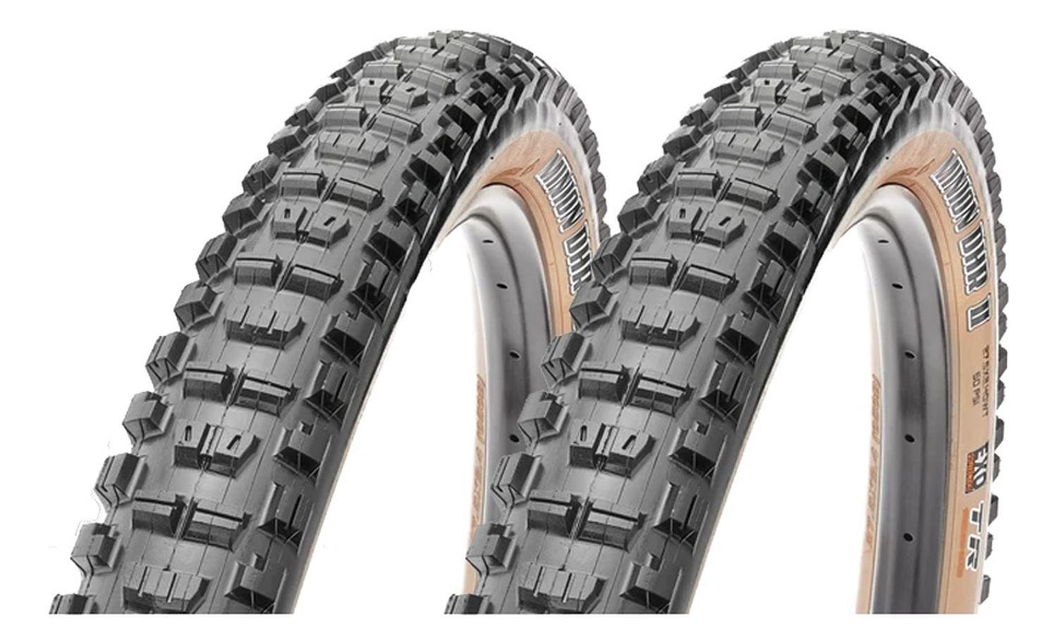 Pack 2 Neumático Maxxis Minion Dhr Ii Skinwall 27.5x2.40wt Marrón-4