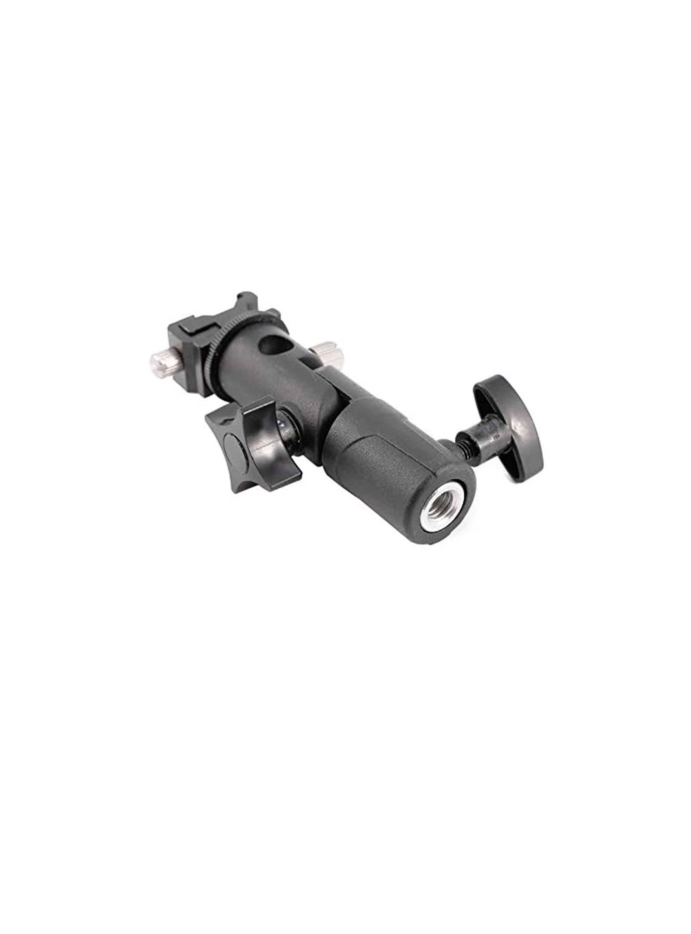 Swivel Soporte De Zapata Para Flash Y Paraguas Metal-3
