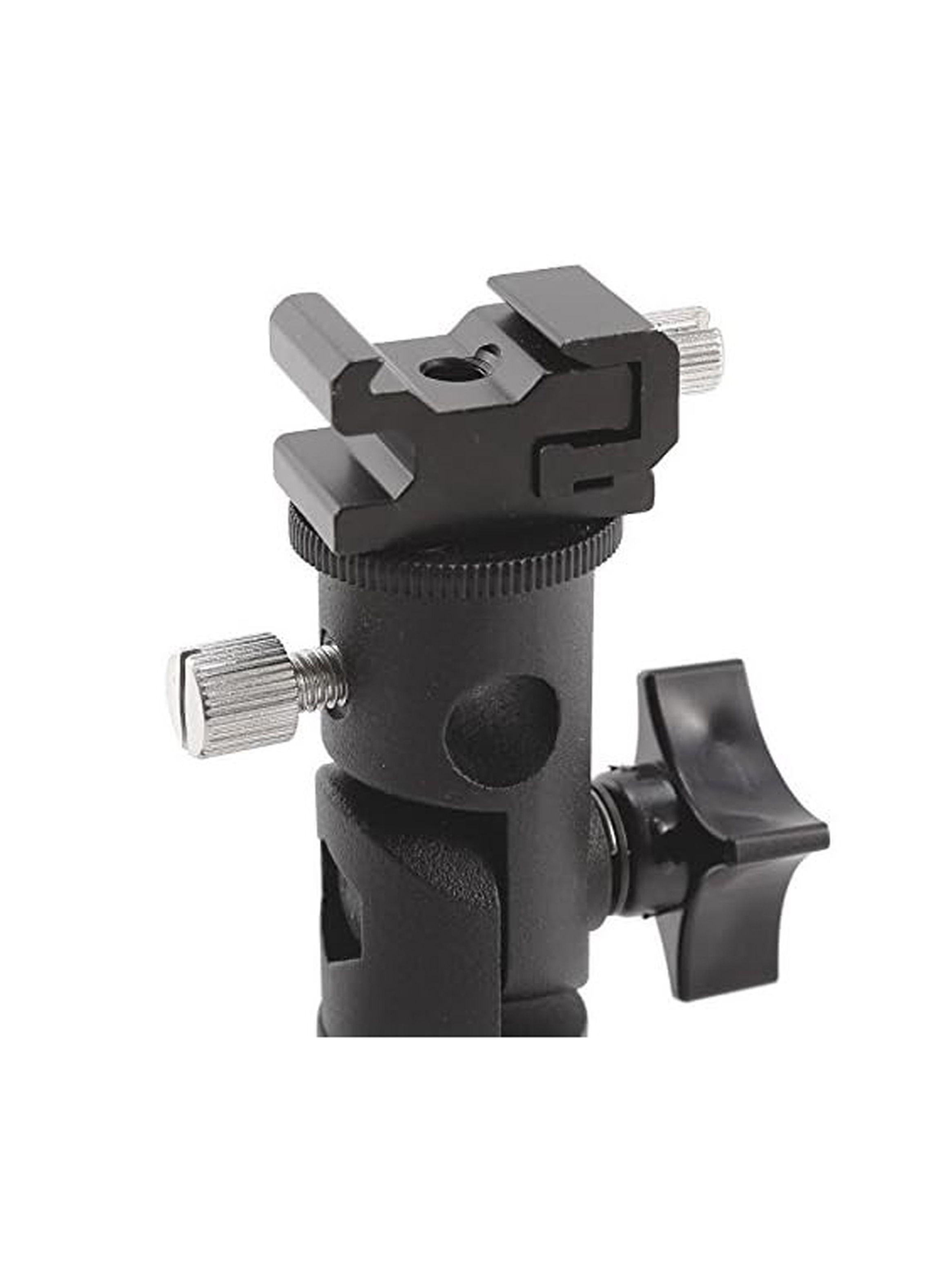 Swivel Soporte De Zapata Para Flash Y Paraguas Metal-5