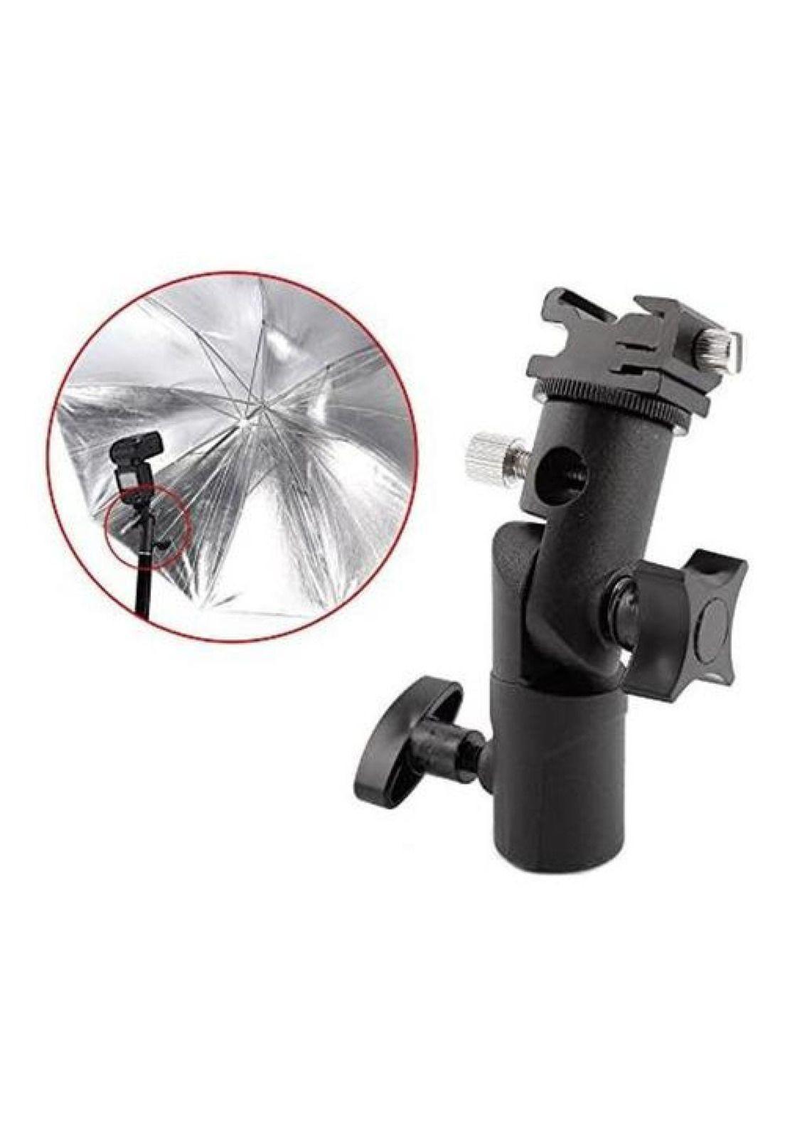 Swivel Soporte De Zapata Para Flash Y Paraguas Metal-5