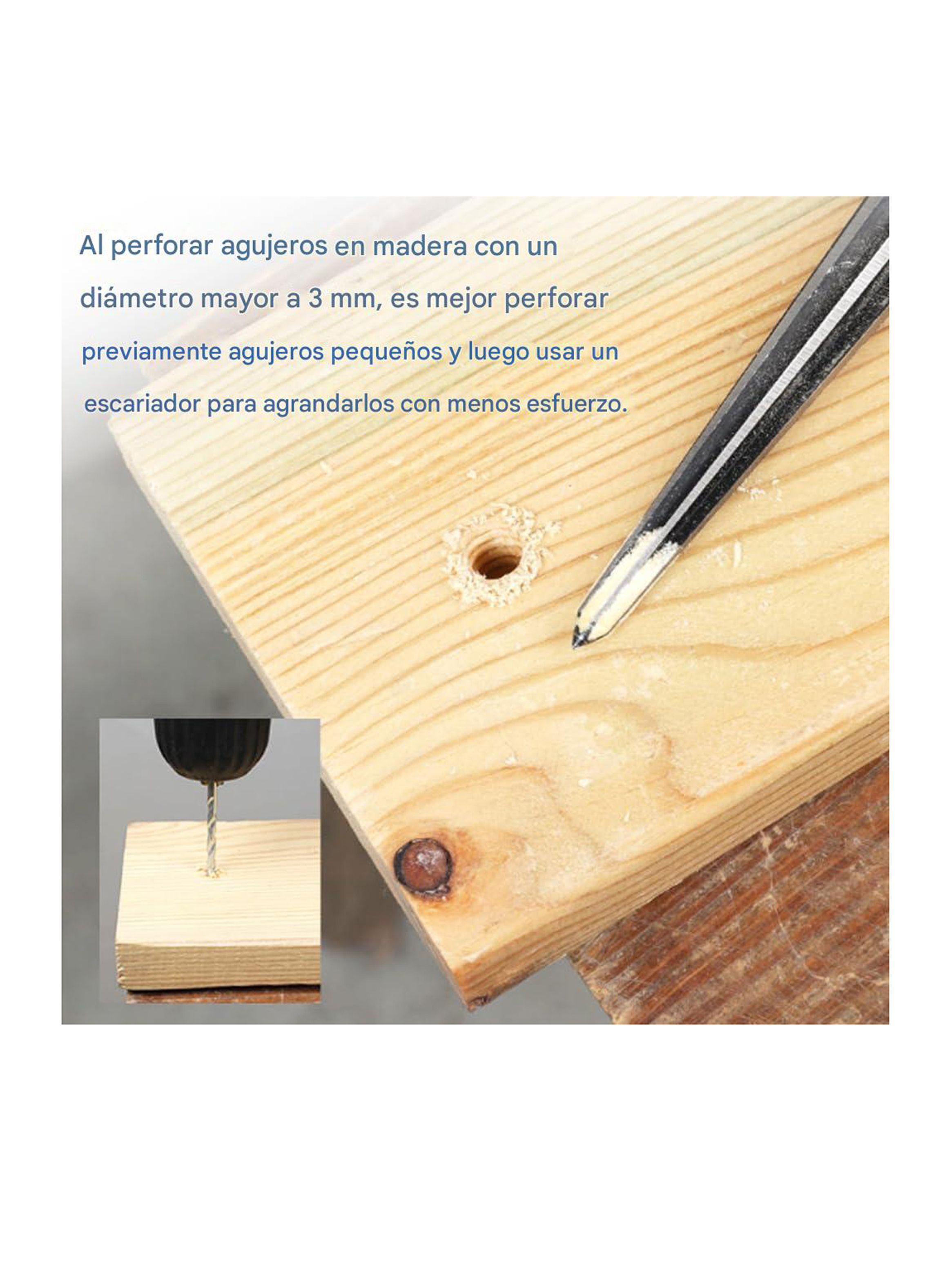 Broca Cónica Madera De Precisión Para Taladro Y Manual 5-16mm-6