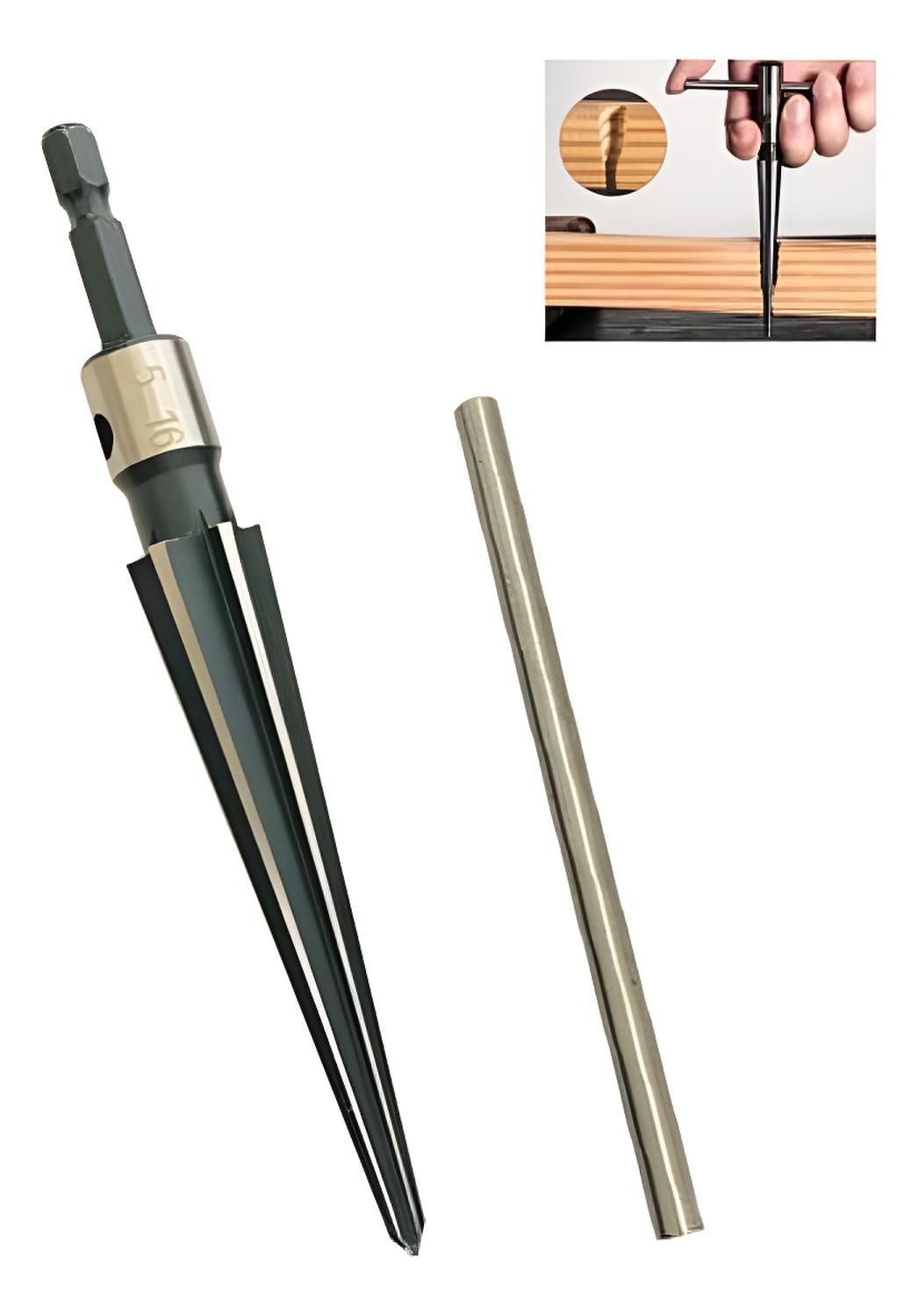 Broca Cónica Madera De Precisión Para Taladro Y Manual-0