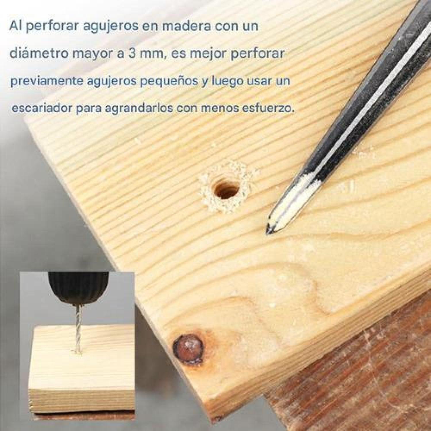 Broca Cónica Madera De Precisión Para Taladro Y Manual-5